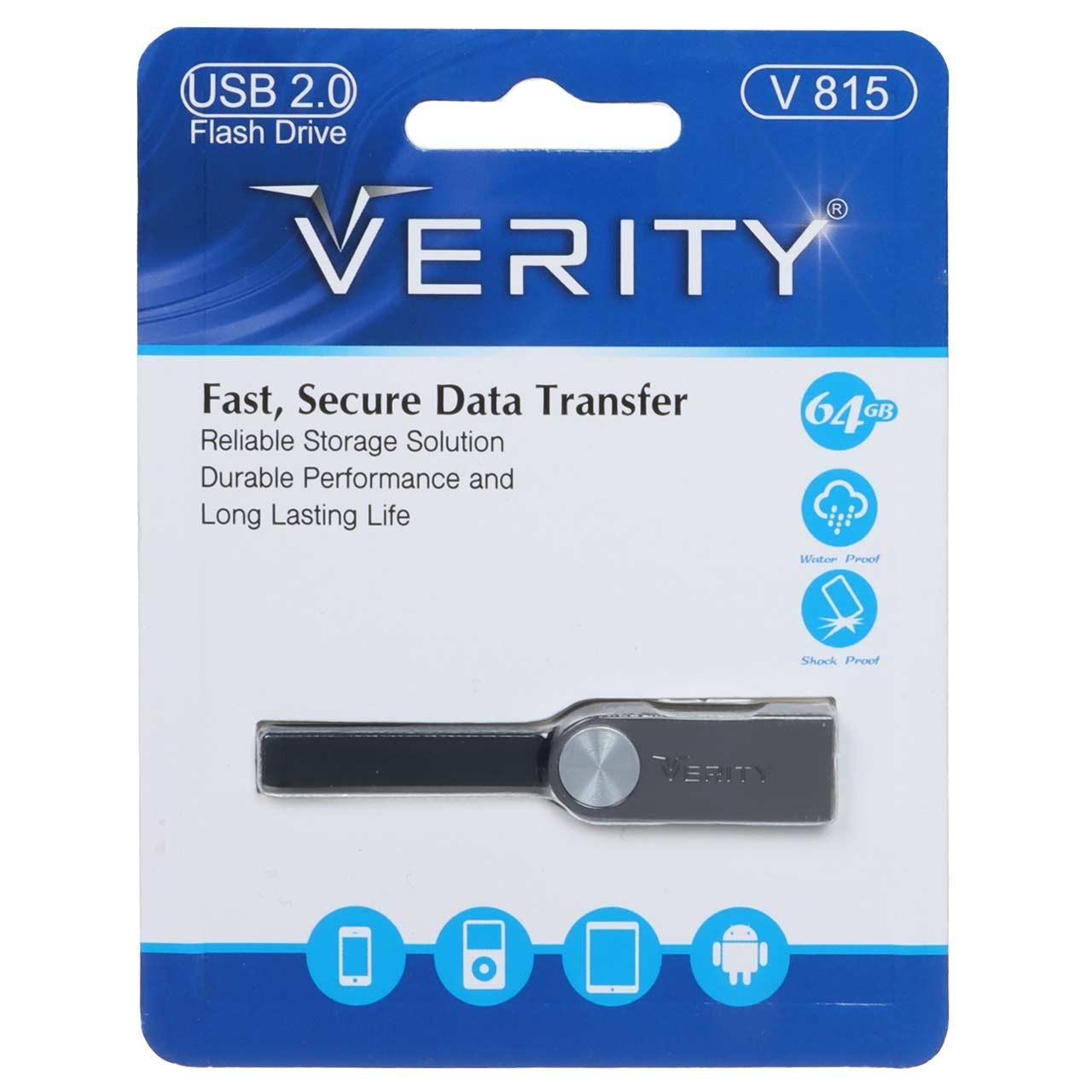 فلش 64GB USB20 Verity V815