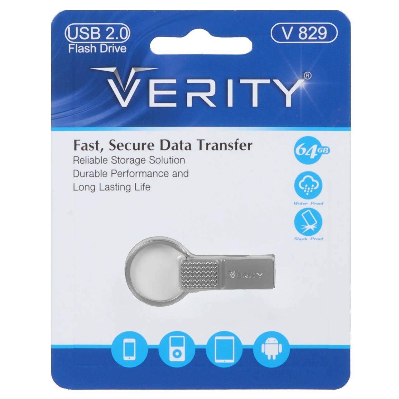 فلش 64GB USB20 Verity V829