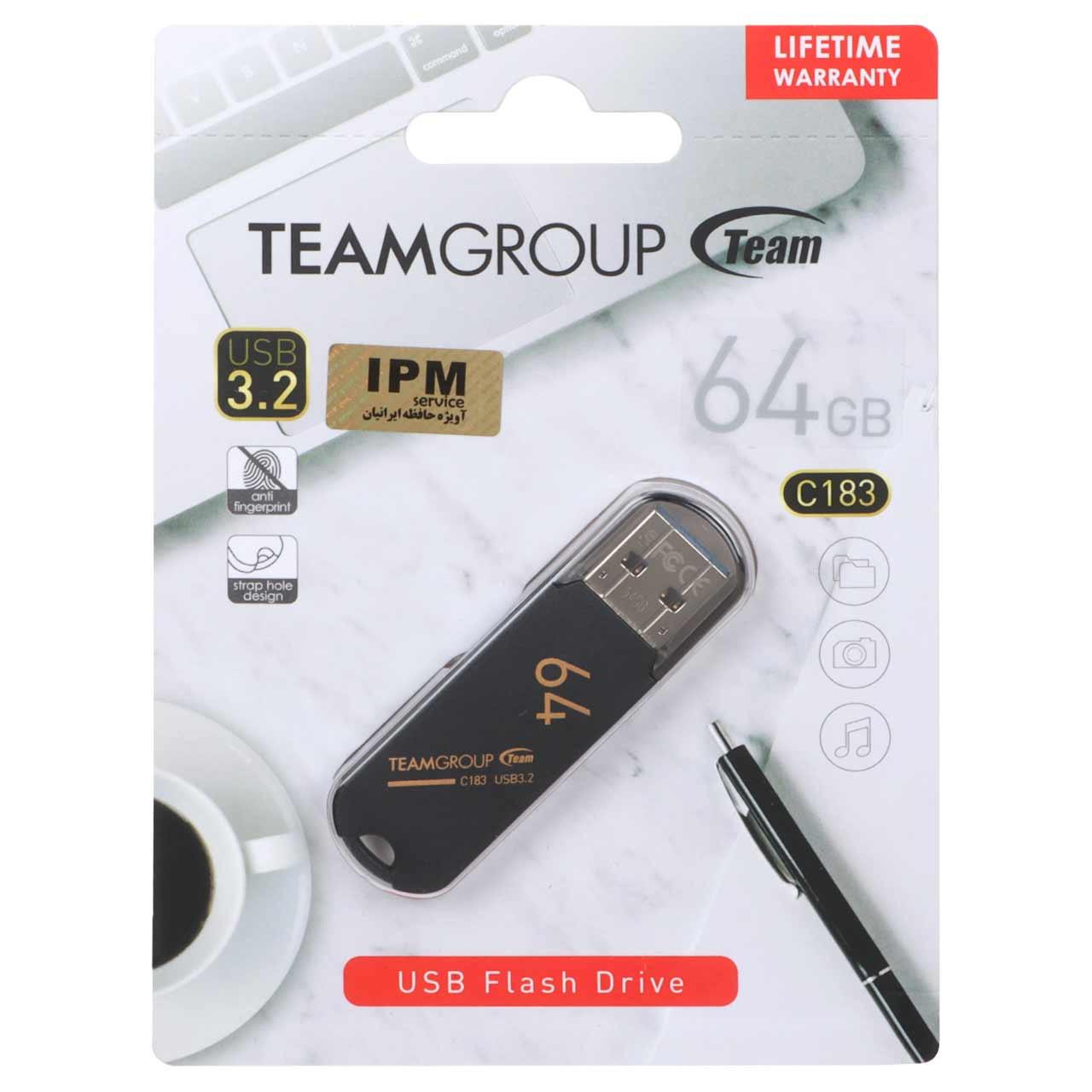 فلش 64GB USB32 TeamGroup C183