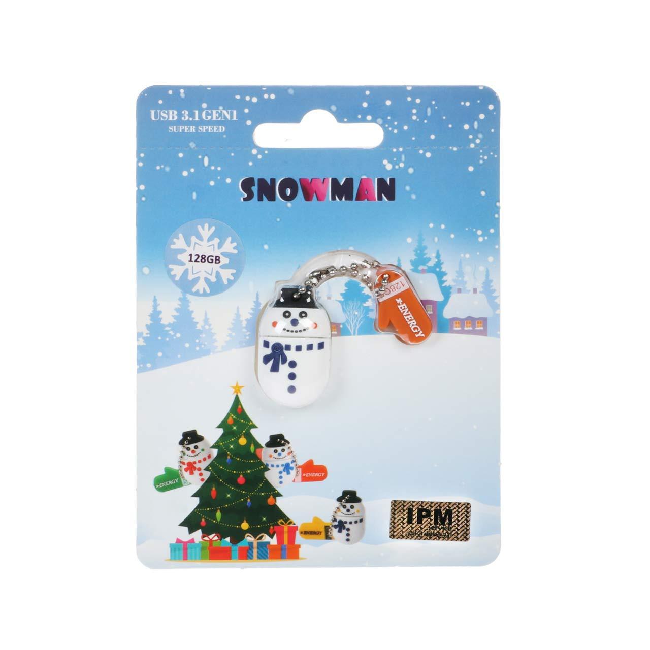 فلش 128GB USB3.1 X-ENERGY SNOWMAN