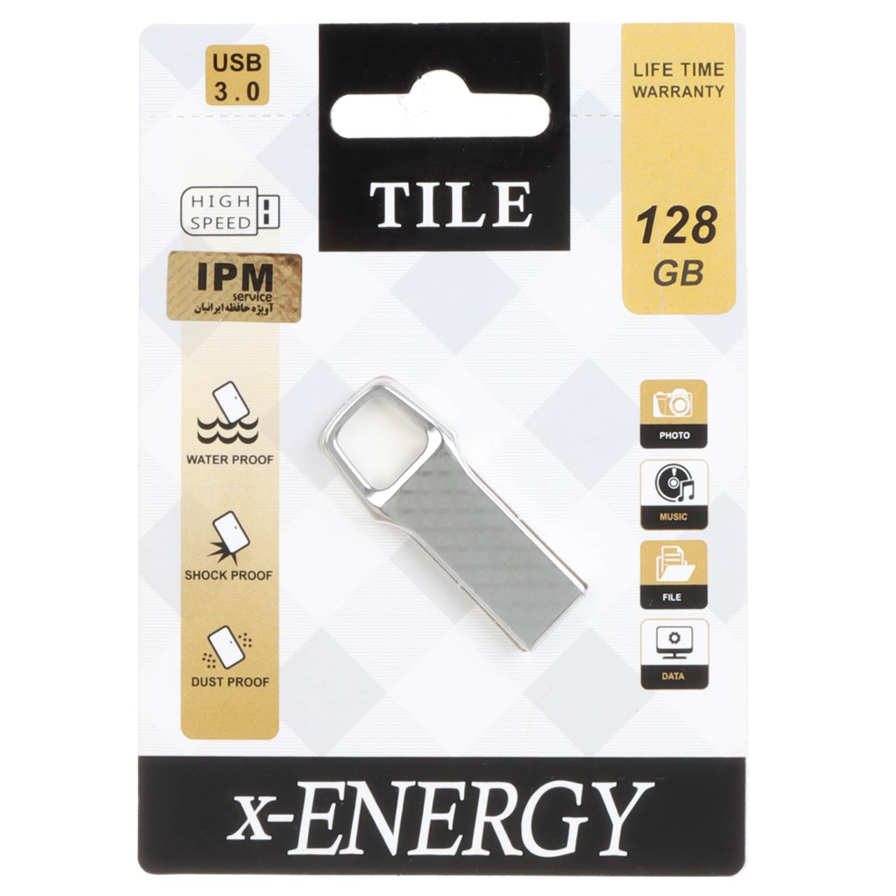 فلش 128GB USB3 X-ENERGY Tile