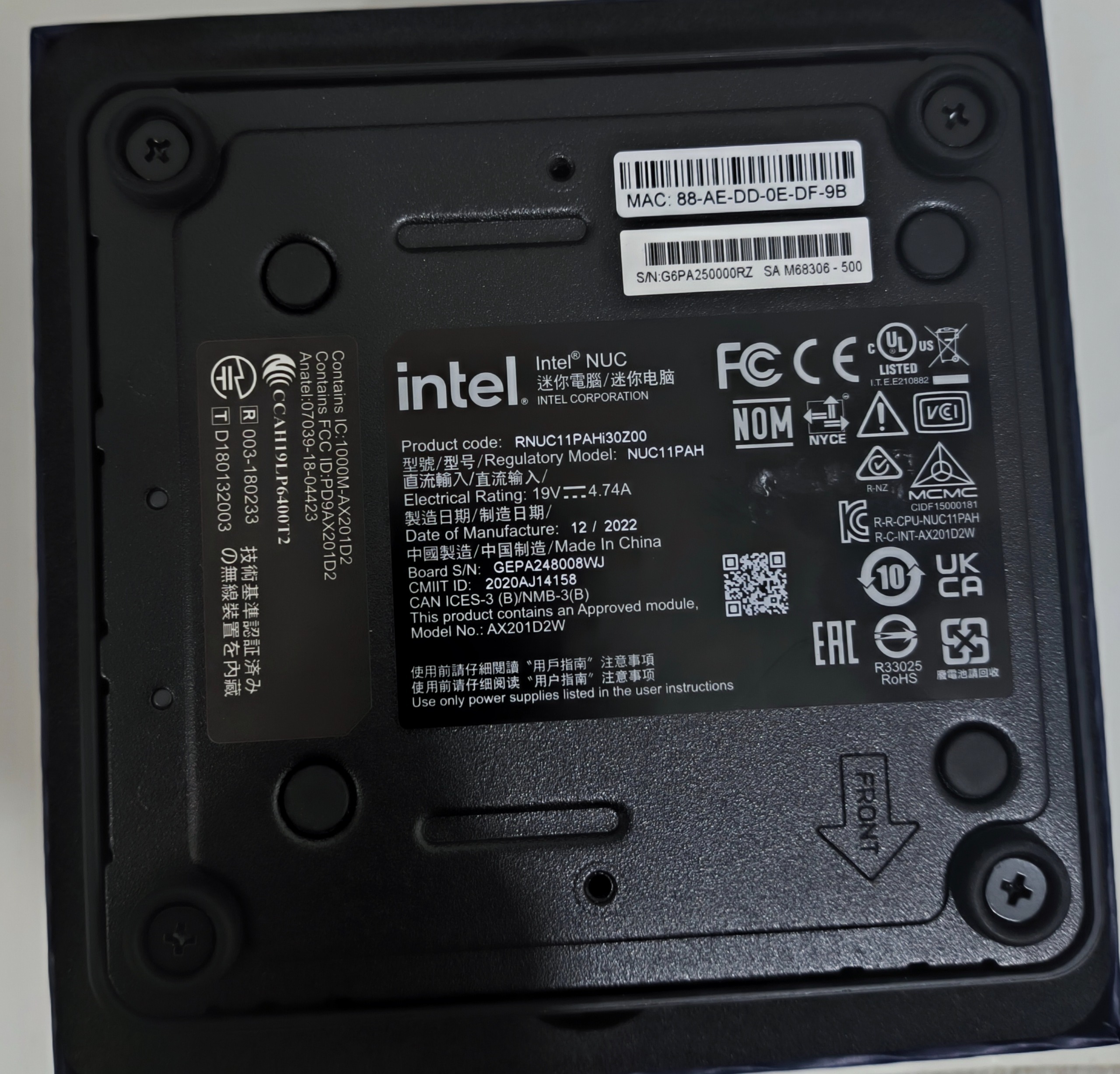 Intel nuc ci3