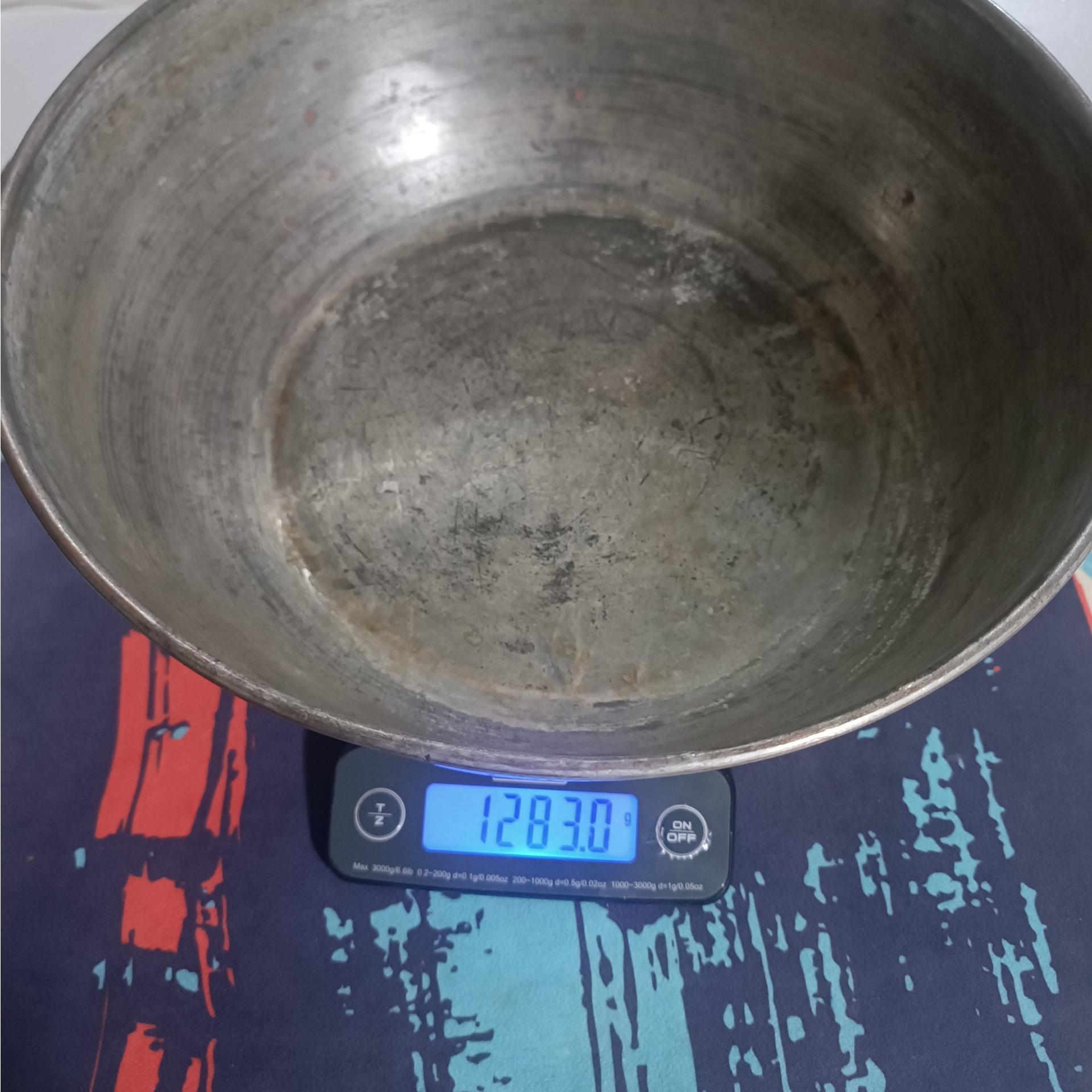 کاسه مسی قدیمی