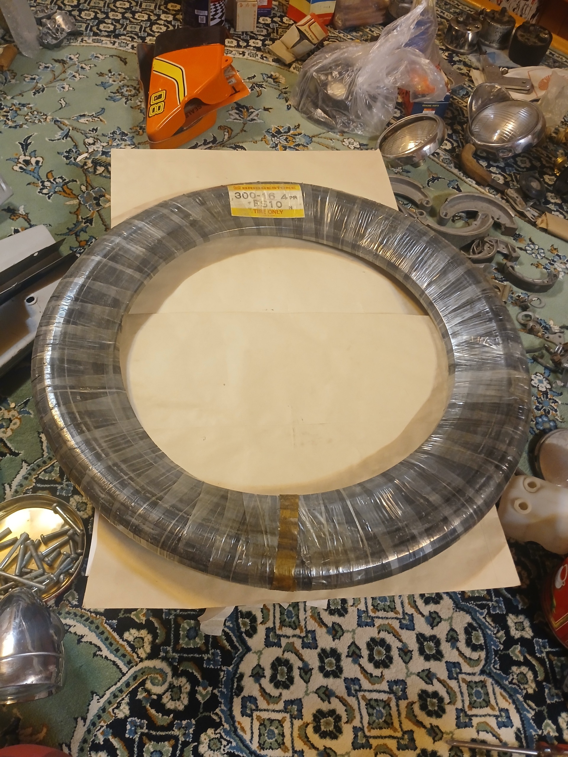 لاستیک جلو یاماها 125سوپر وایبی