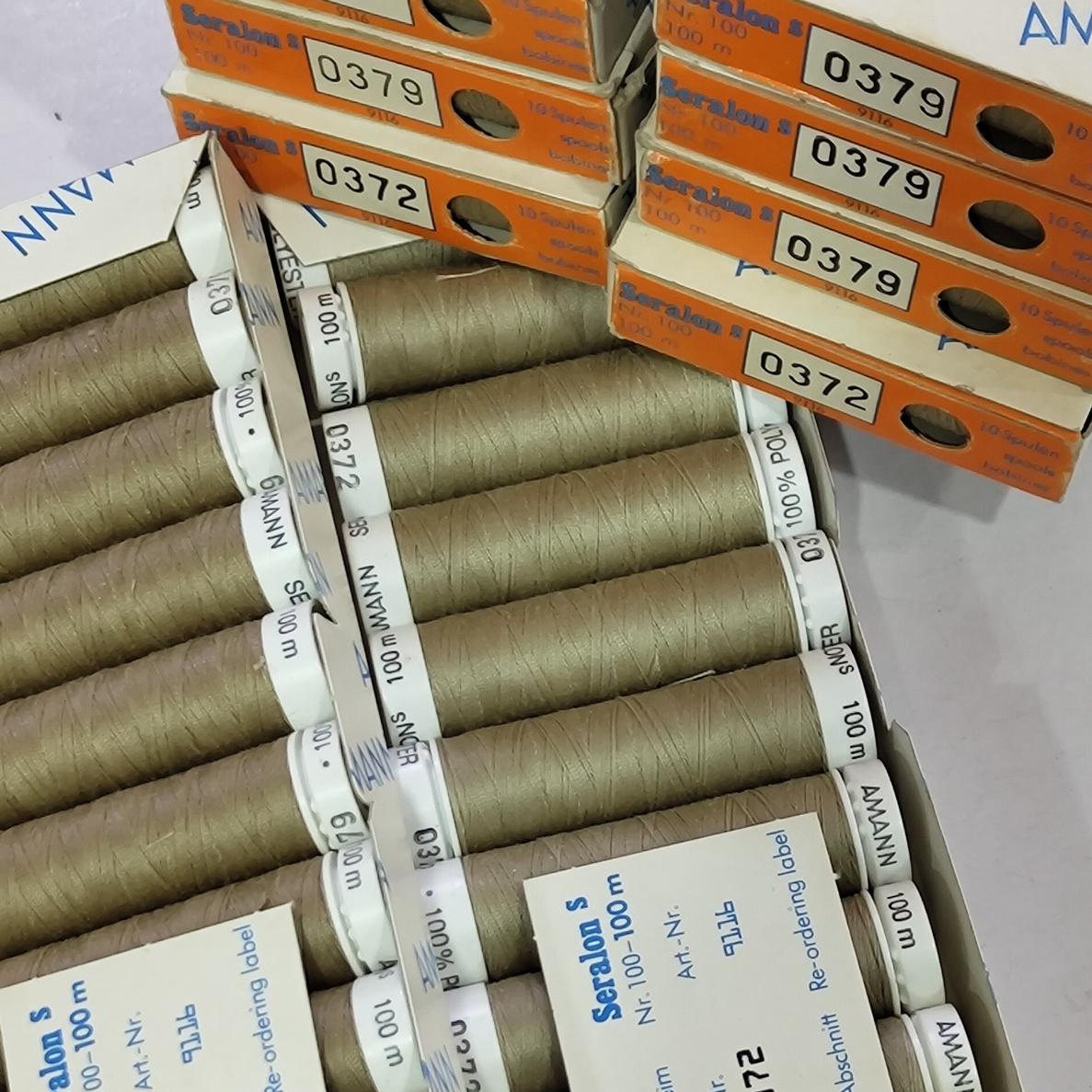 0 1 عدد قرقره نخ خیاطی ساخت آلمان