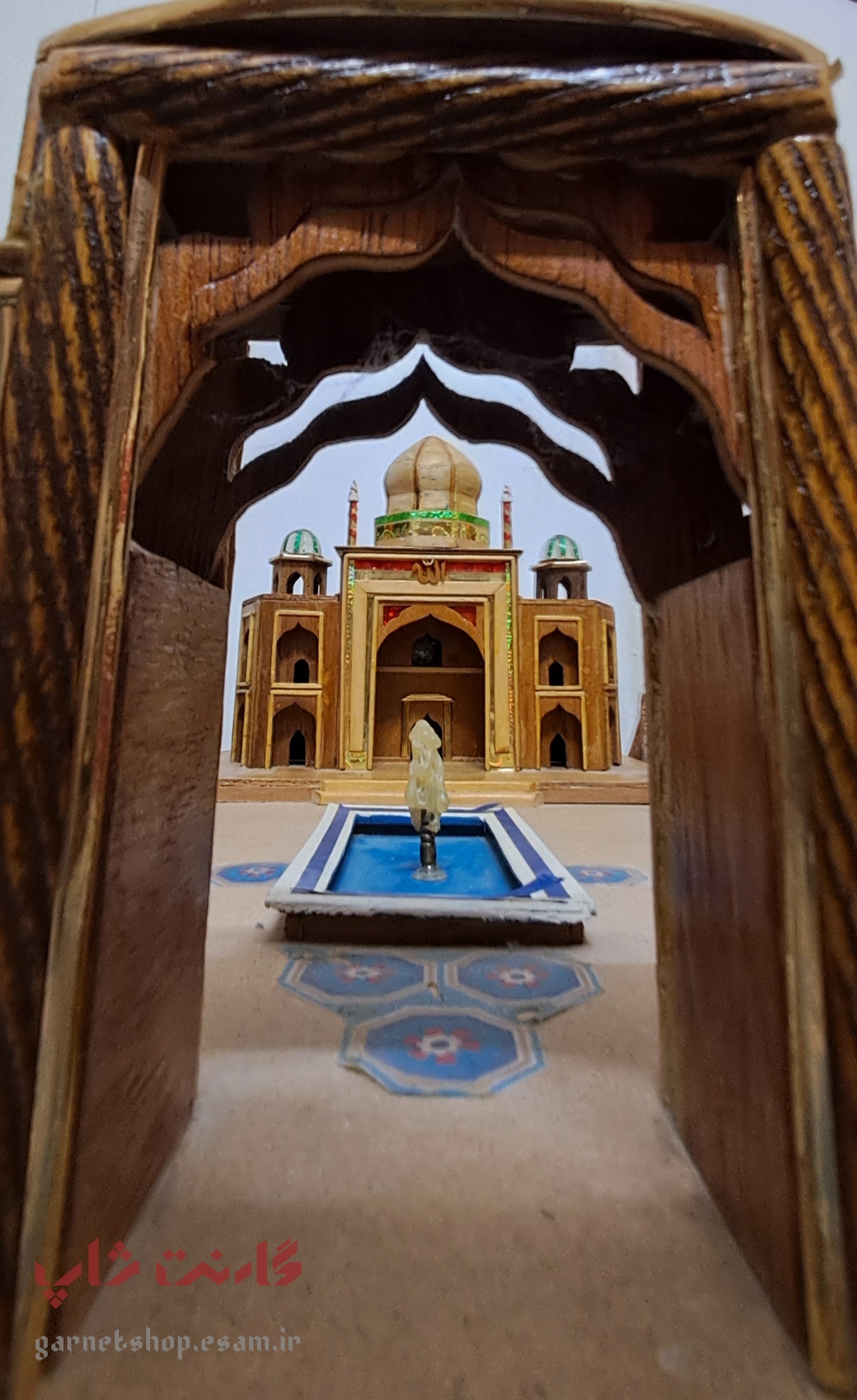 ماکت زیبای بنای تاج محل