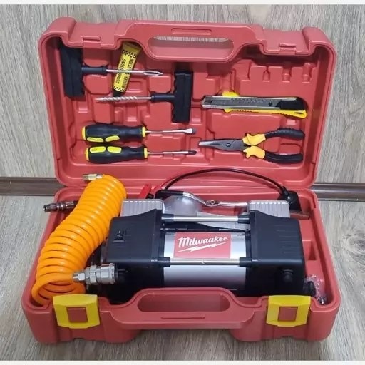 کمپرسورباد دو سیلندر TURBO با کیف