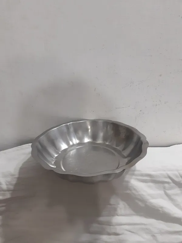 ظرف استیل میوه خوری ضخیم مدل لبه انگشتی$206