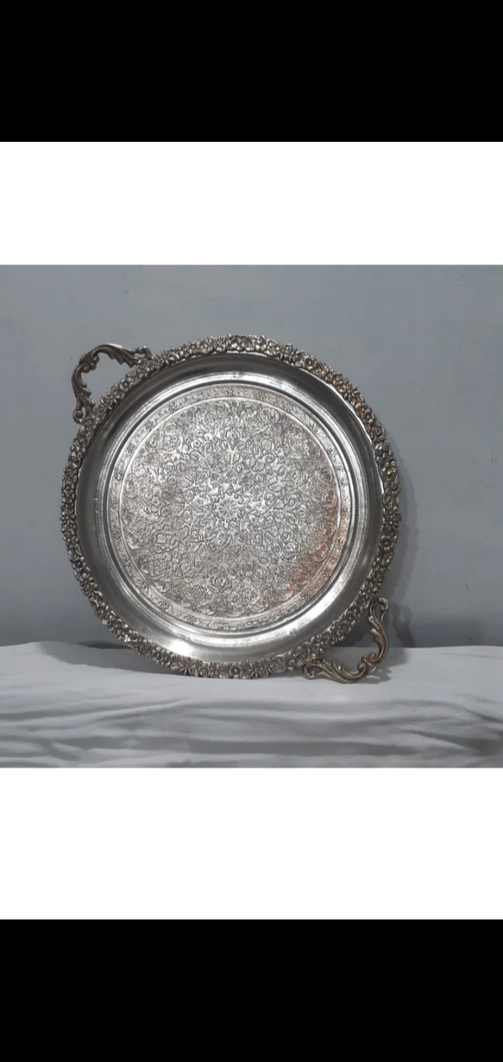سینی مسی برنجی 1/200 کیلویی قابل استفاده و دکوری