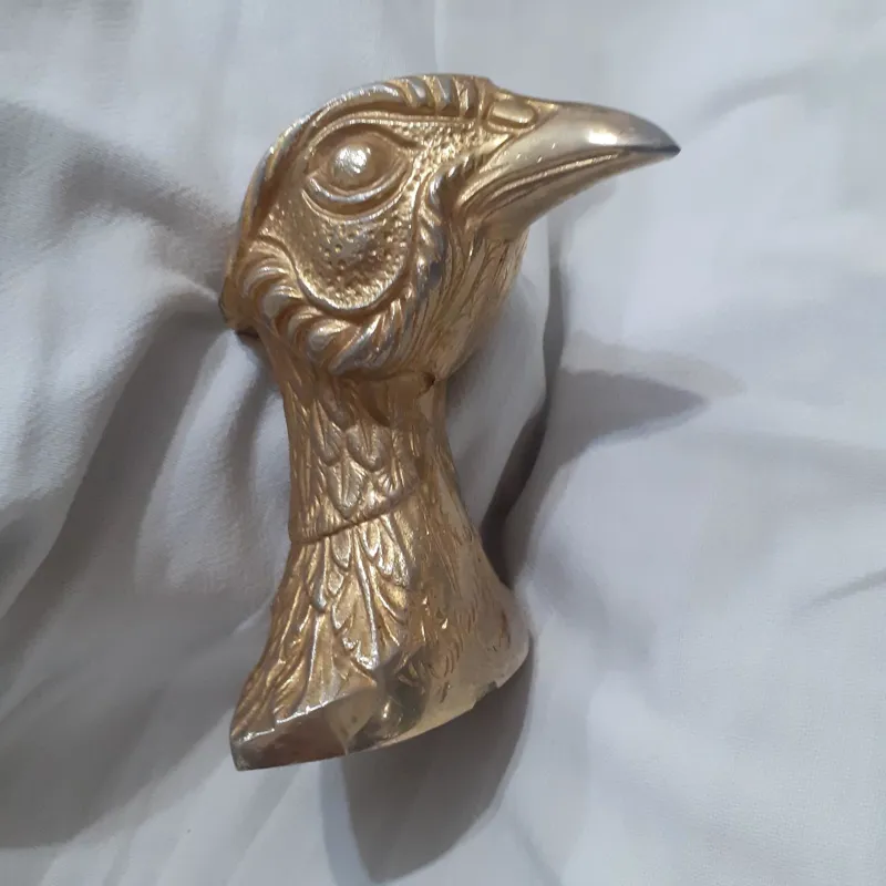 سر پرنده خارجی تمام برنجی زیبا خیلی کمیاب قدیمی