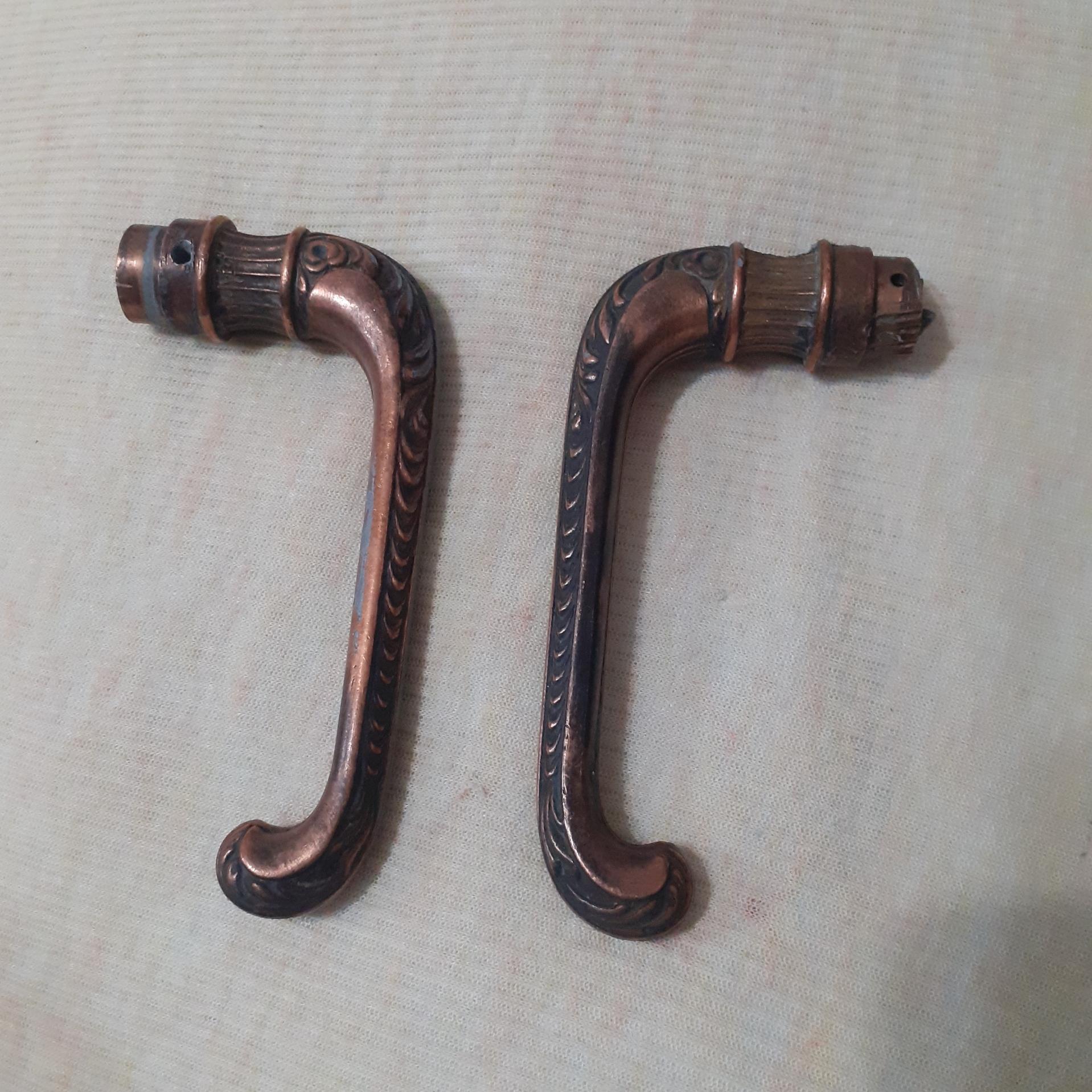 یک جفت دستگیره درب اتاق آلمینیومی مطابق تصویر