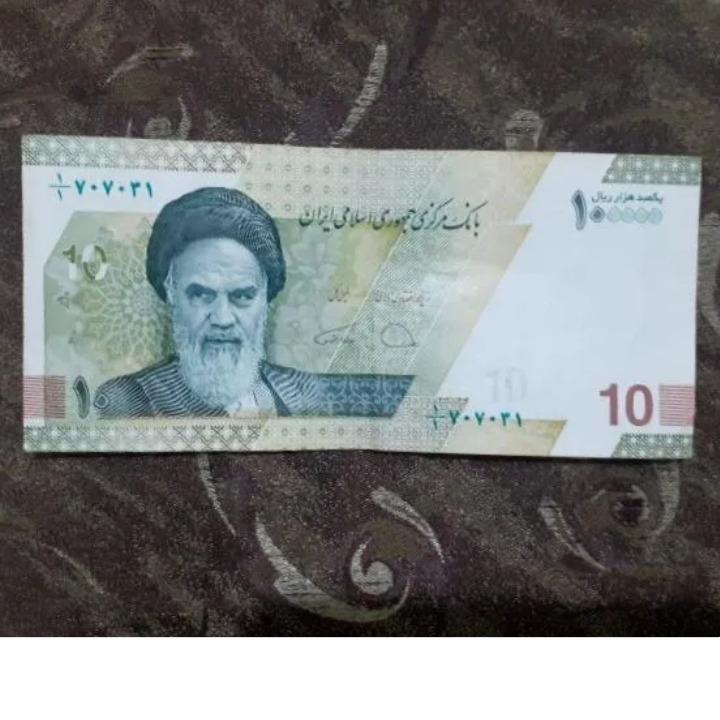 تک اسکناس 10 هزار تومنی  شماره قشنگ $201