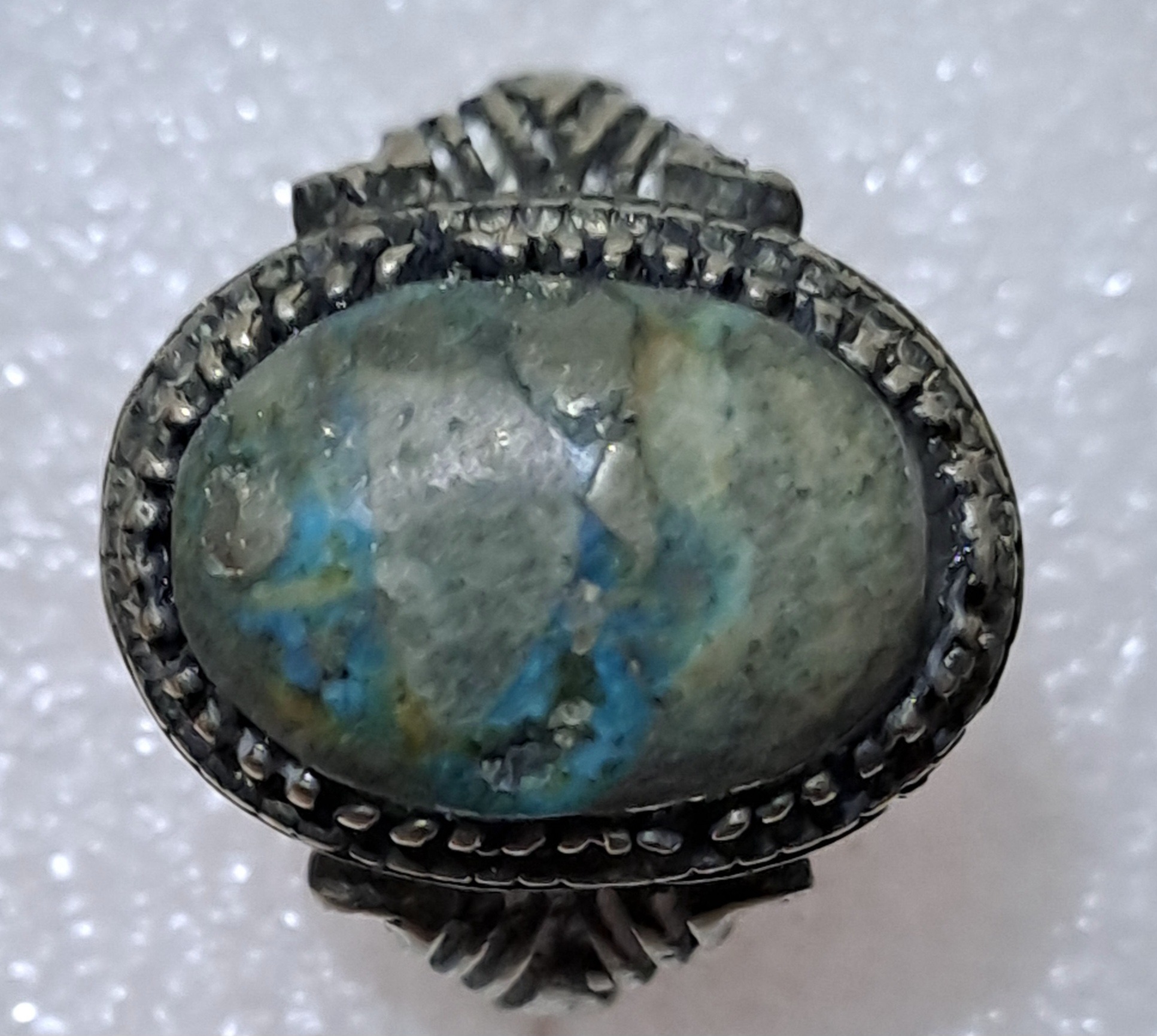 انگشتر آنتیک قدیمی با امضا رکاب محکم