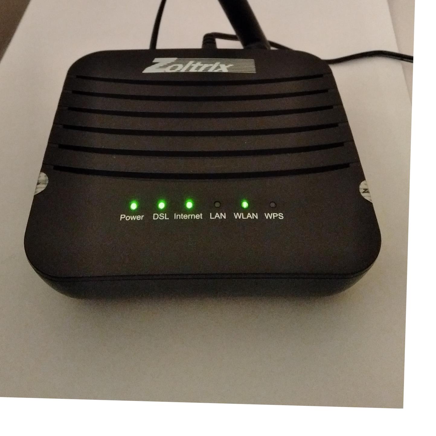 مودم zoltrix مدل zw616 سالم پلمپ