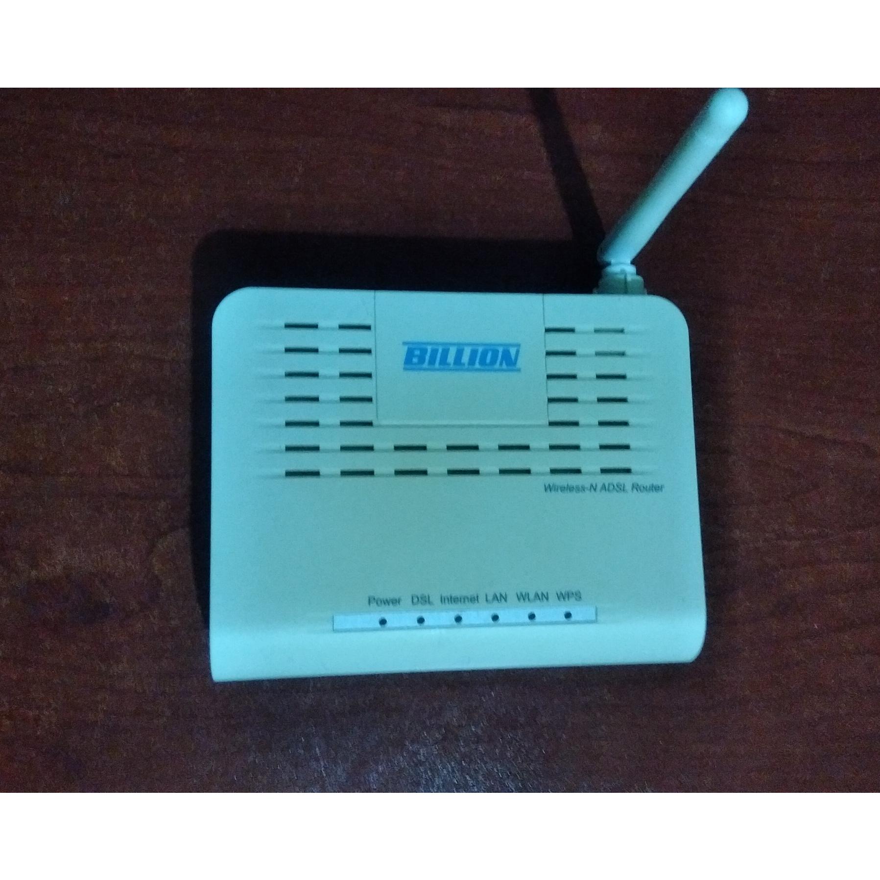 مودم روتر billion مدل bipac 5400sw سالم