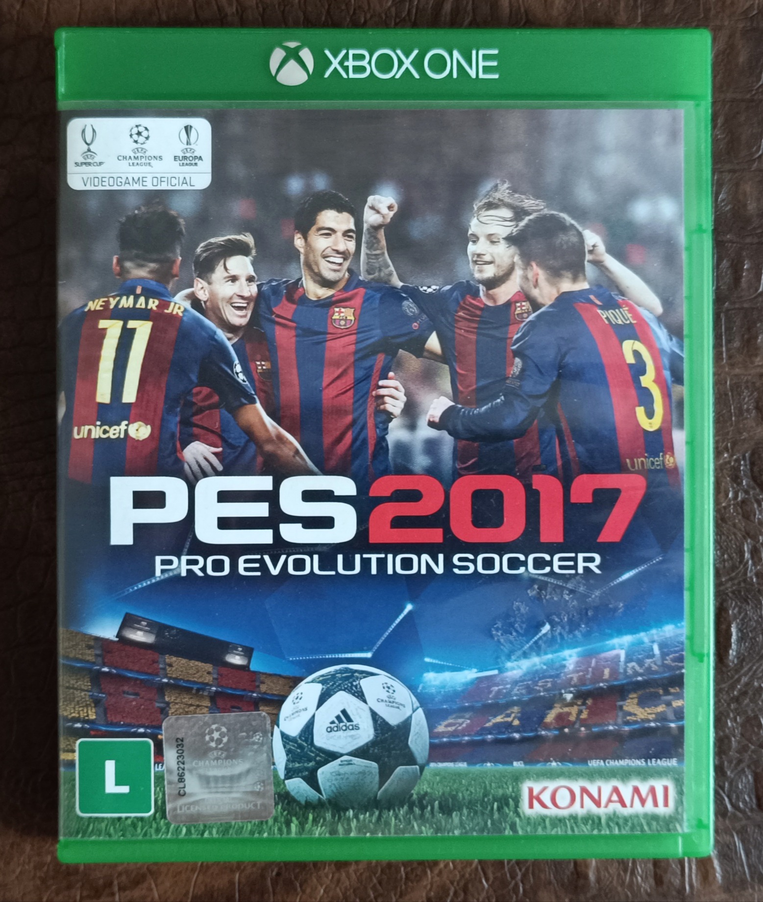 دیسک بازی PES 2017 XBOX ONE ایکس باکس وان