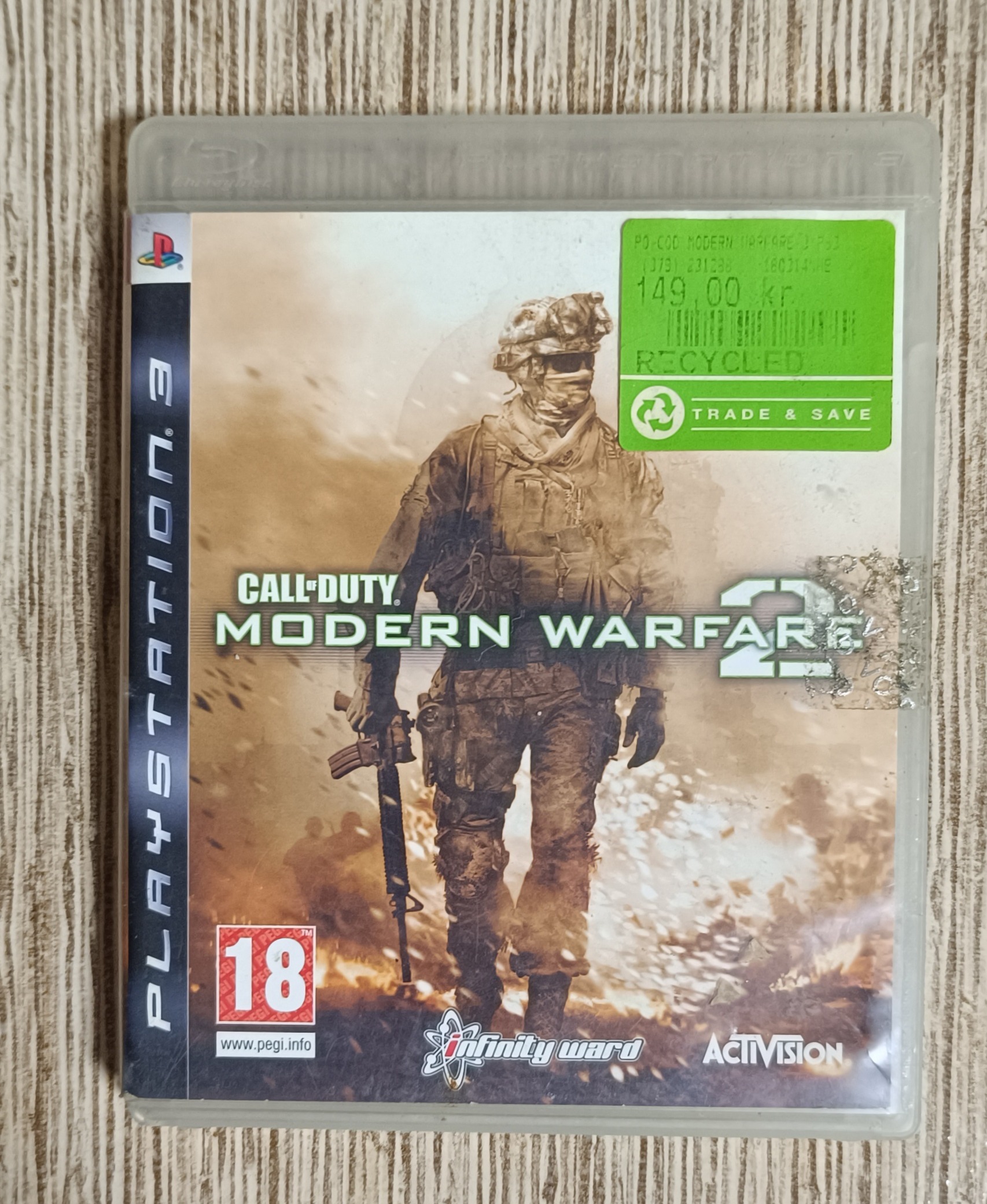دیسک بازی Coll of duty Modern warfar 2 PS3 پلی 3