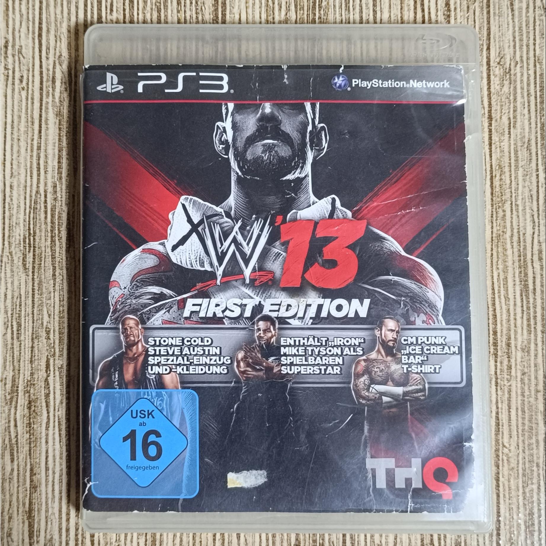 دیسک بازی WWE 13 کشتی کج 13 نسخه ادیشن PS3 پلی 3