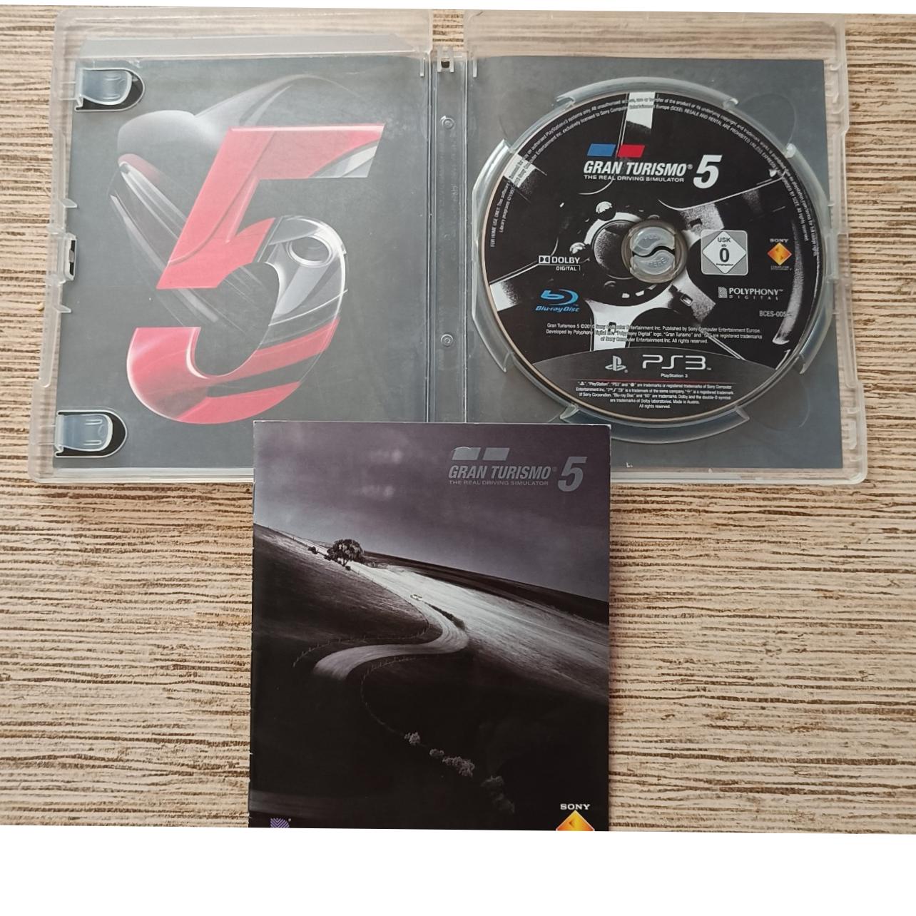 دیسک Gran turismo 5 پلی 3 PS3 پک کامل