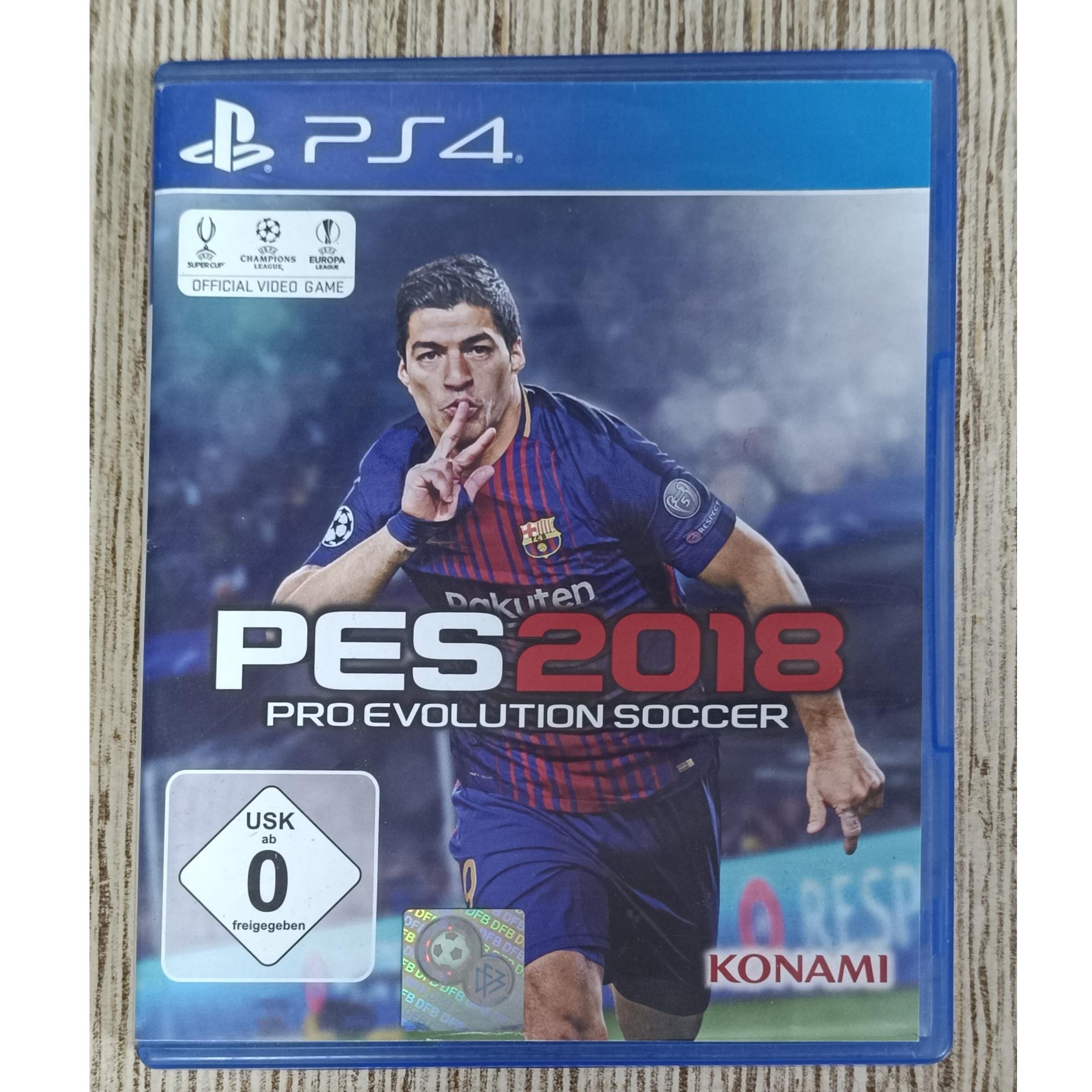 دیسک بازی پی اس 18 PES 18 PS4 کاملا سالم
