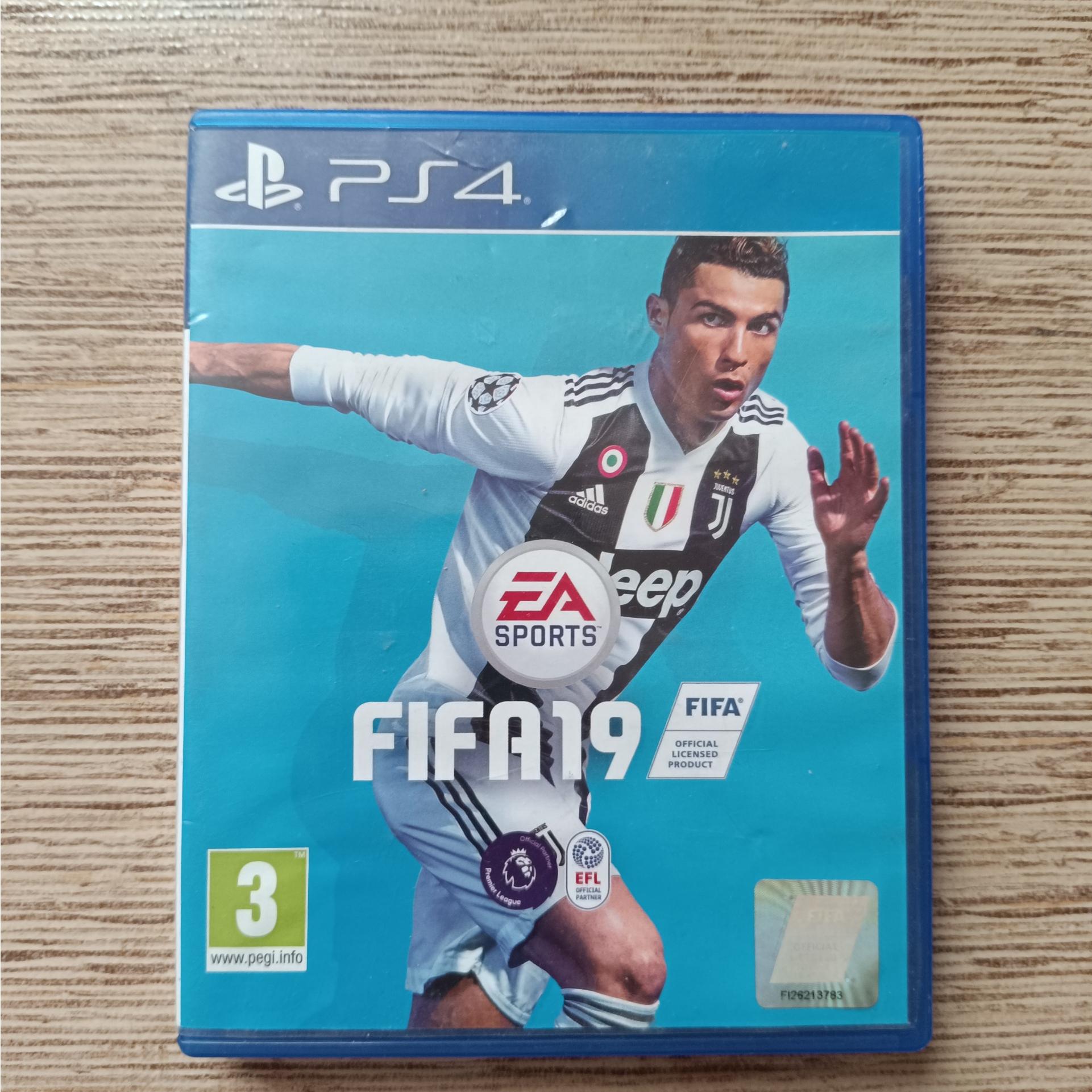 دیسک بازی فیفا 19 FIFA برای PS4 سالم و در حد
