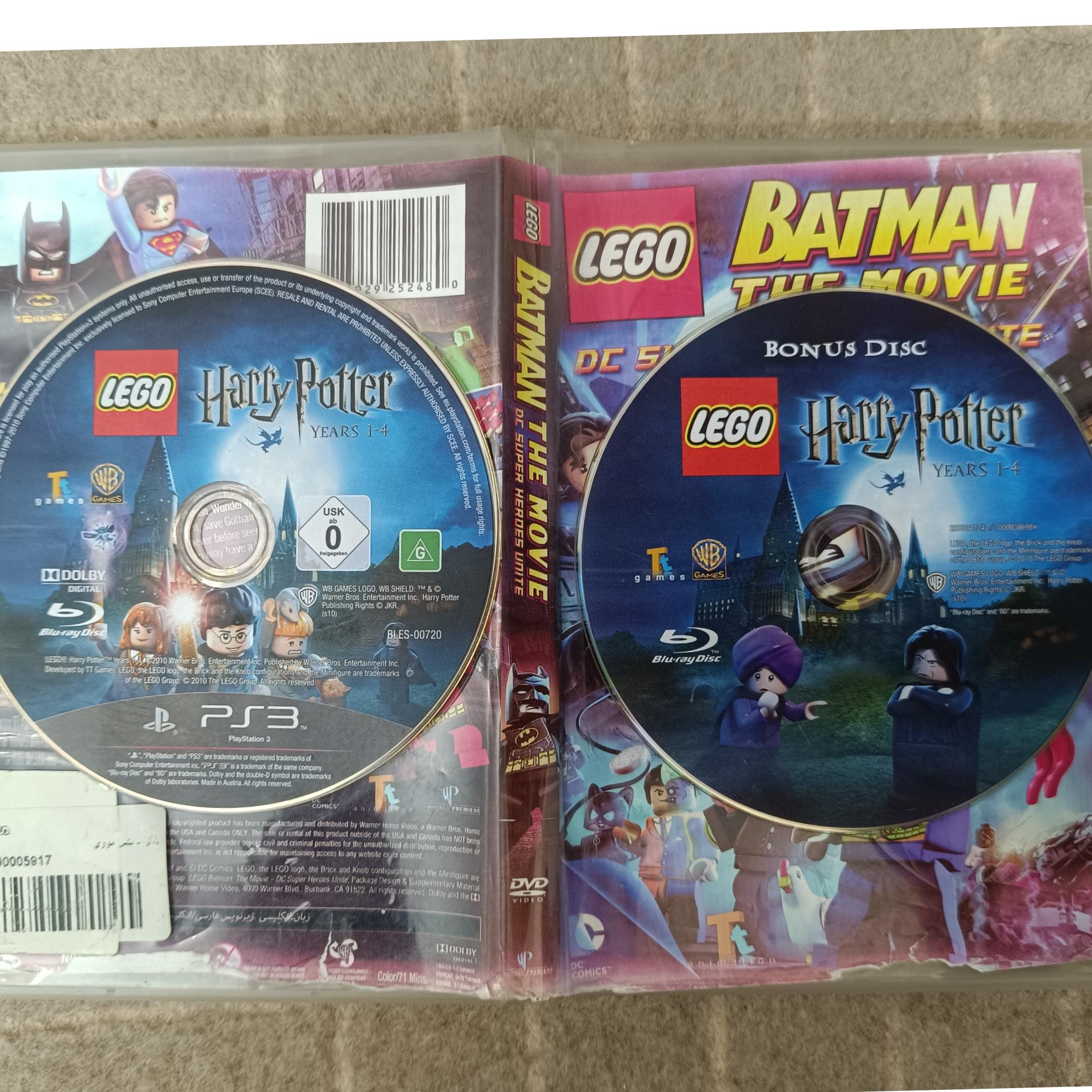 دیسک LEGO HARRY POTTER پلی 3 PS3 دو دیسکه نایاب