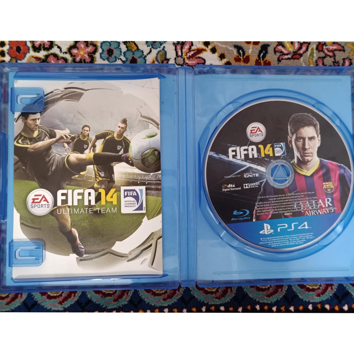 دیسک بازی FIFA 2014 برای PS4 پلی 4 بدون مشآبه