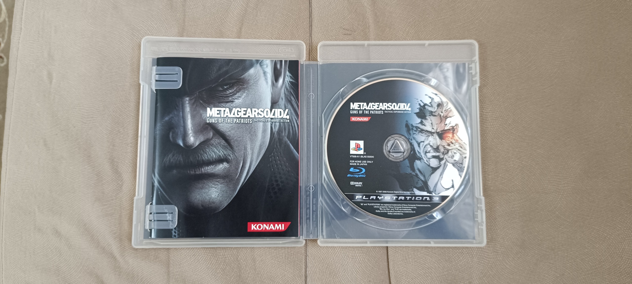 دیسک بازی METAL GEARS SOLID 4 با دفترچه PS3 پلی 3