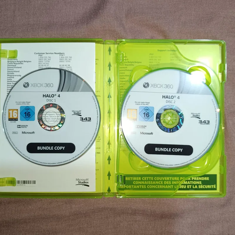 دیسک اورجینال بازی HALLO 4 باندل دو دیسک بدون نقطه