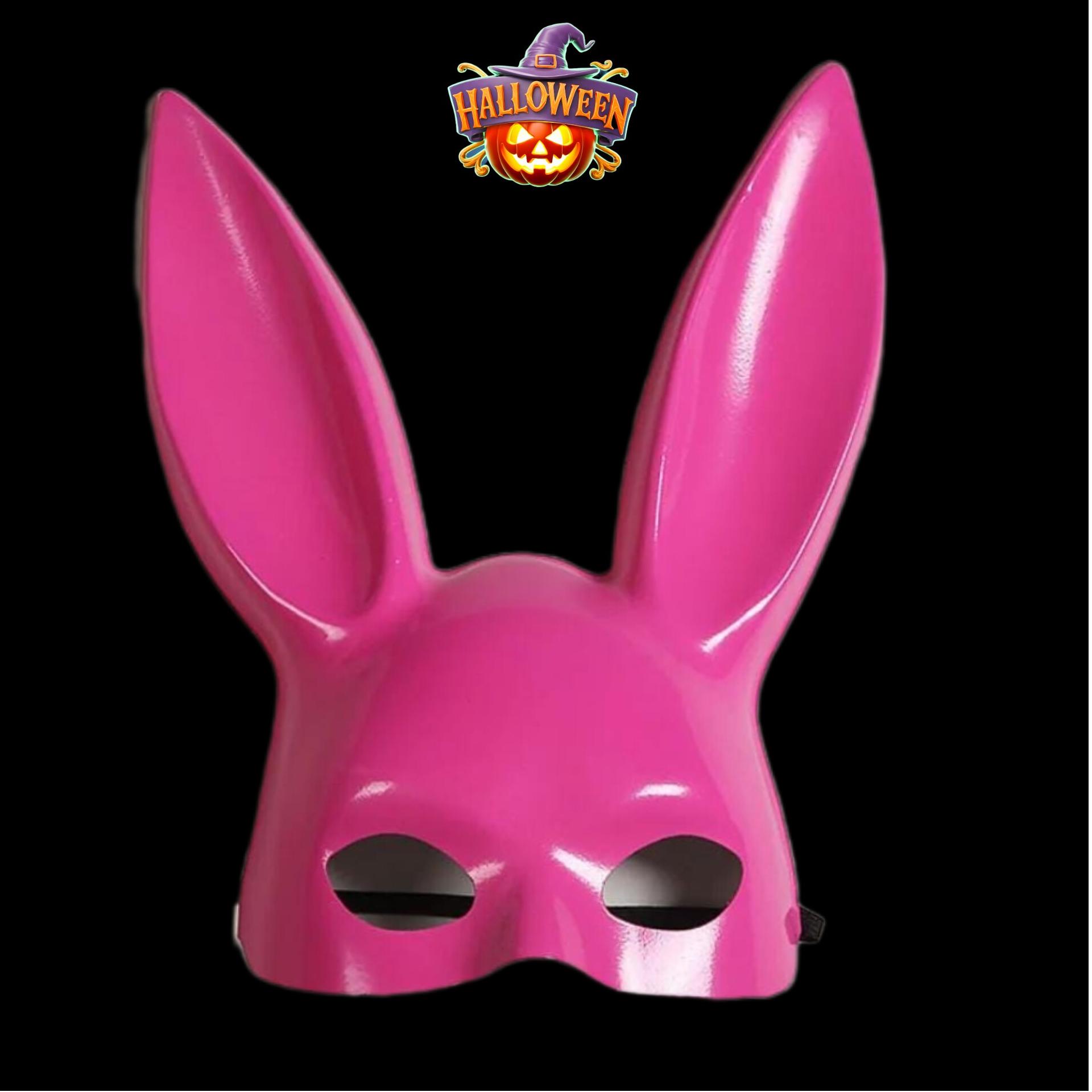 ماسک بالماسکه خرگوش رنگ صورتی