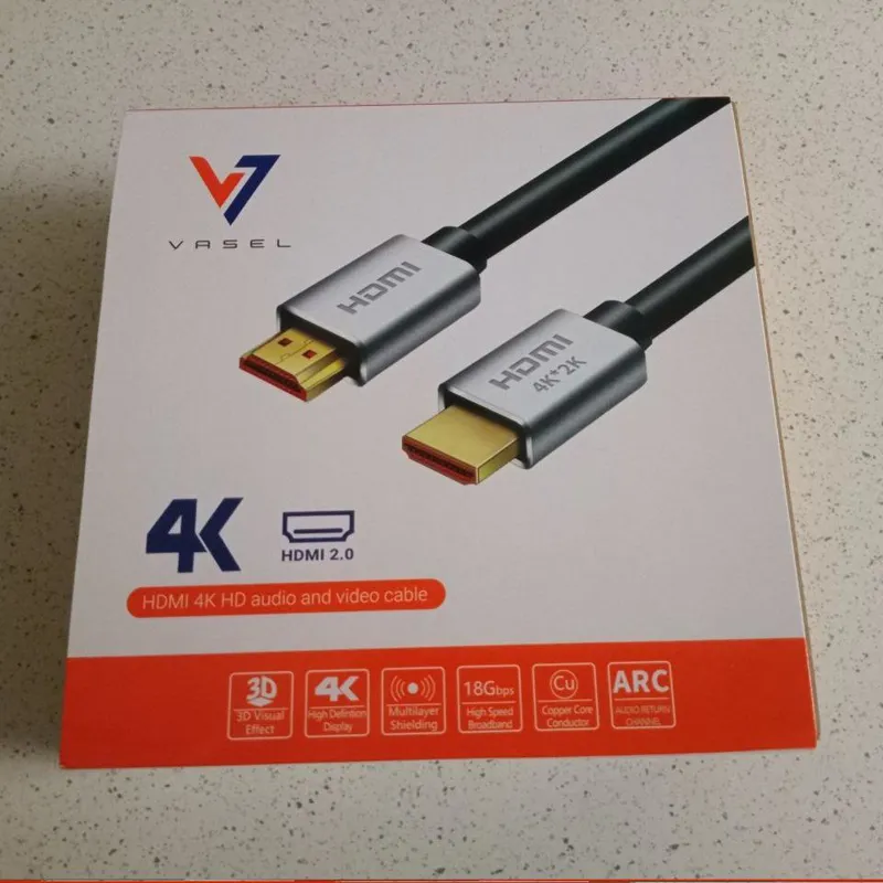 کابل HDMI برند vasel با گارانتی و کیفیت 4k