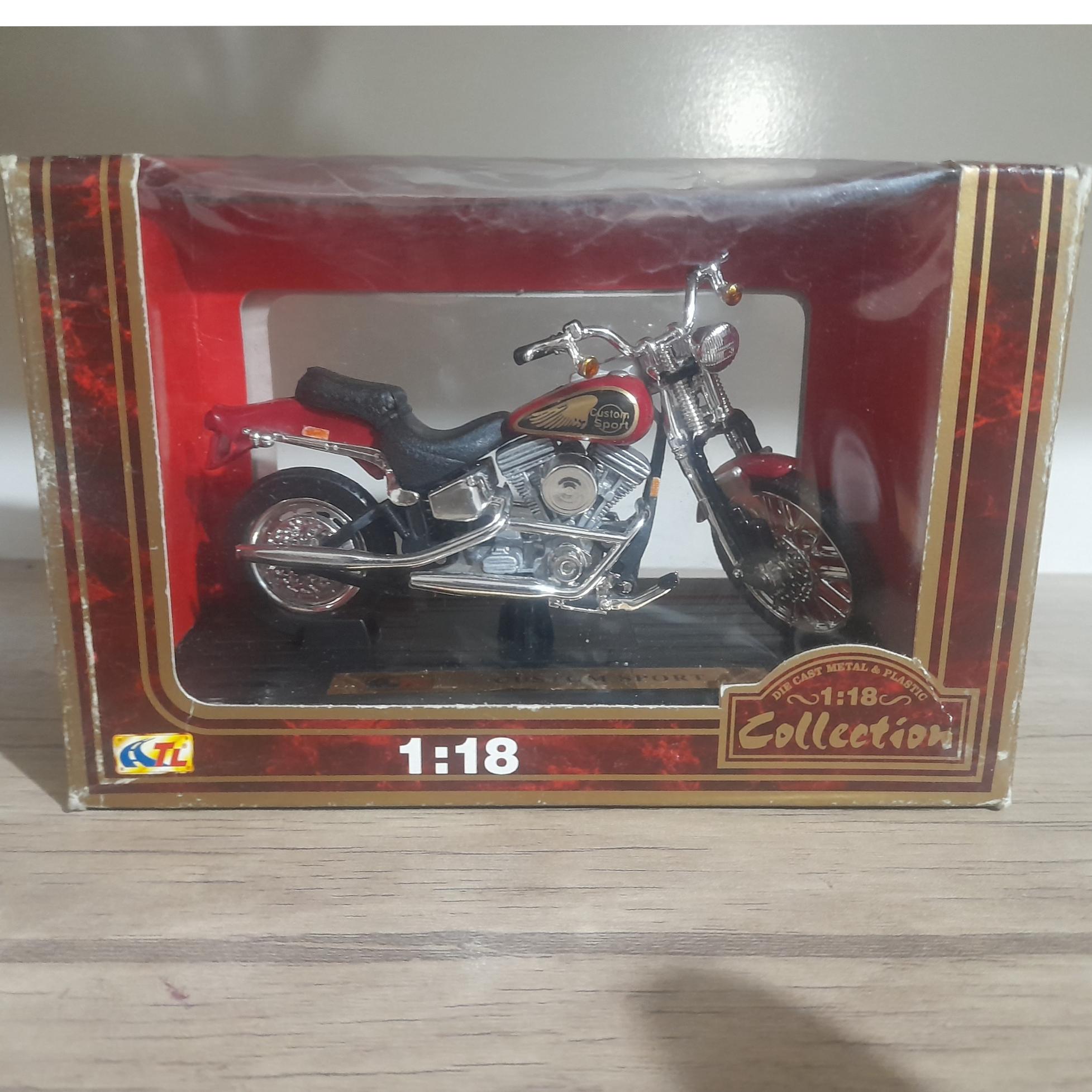 ماکت موتور قدیمی فلزی کاستوم اسپرت