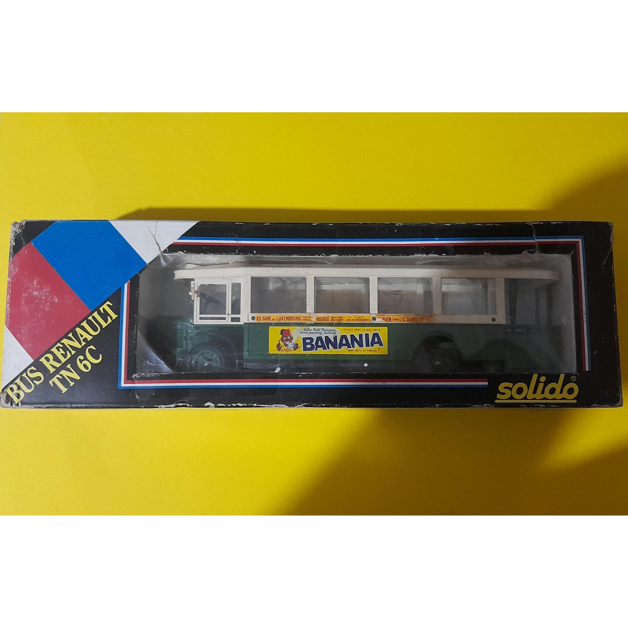ماکت فلزی قدیمی اتوبوس سولیدو فرانسه