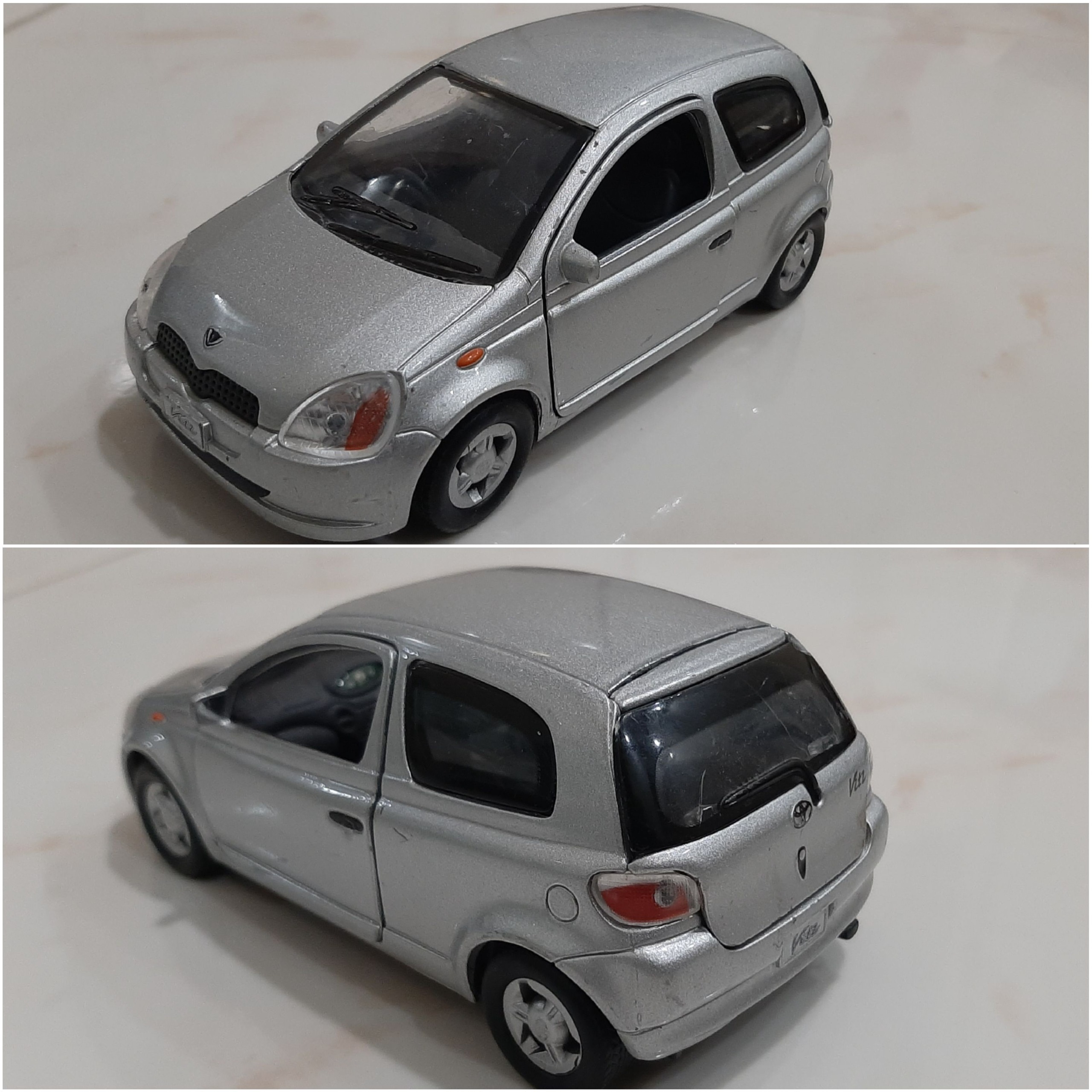 ماکت ماشین فلزی نایاب سانی ساید Toyota Vitz