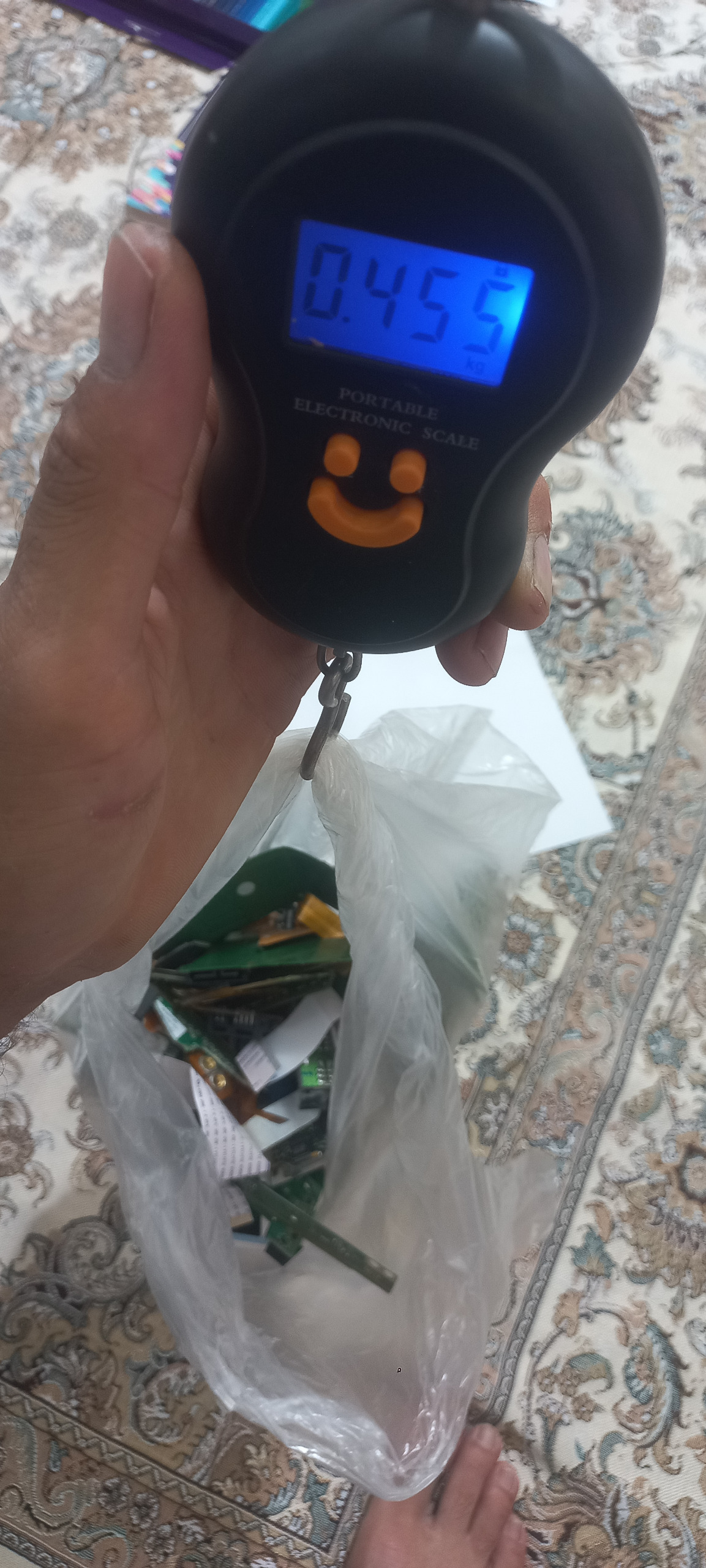 450 گرم ضایعات با روکش طلا