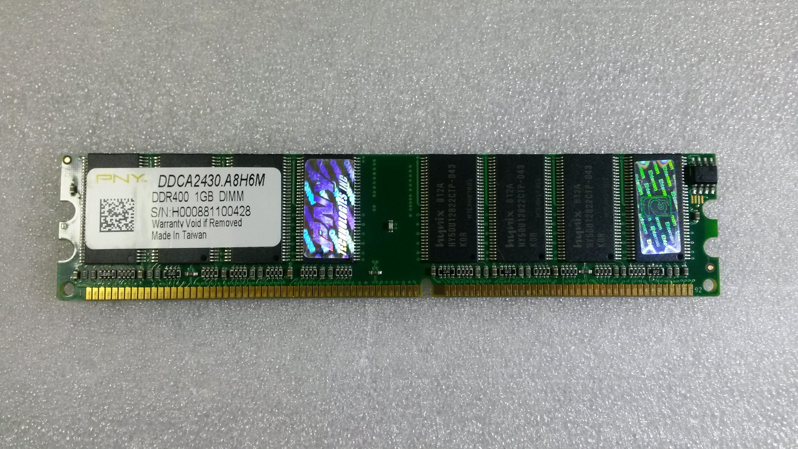 RAM DDR PNY 1GB