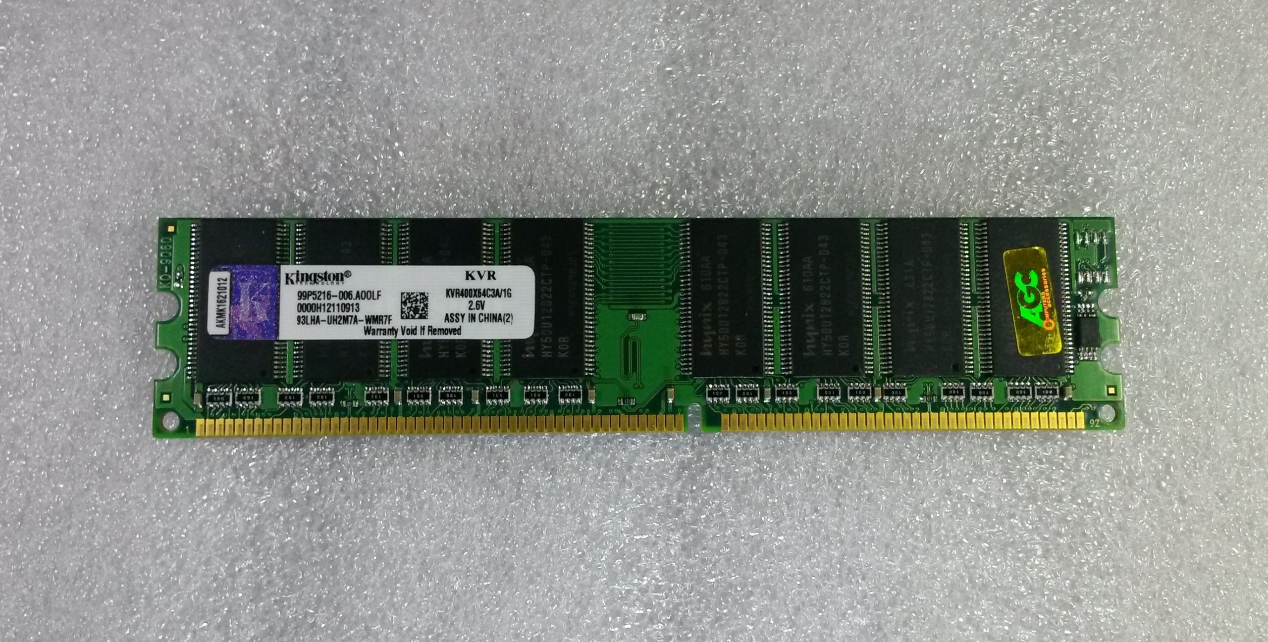 RAM DDR Kingston 1GB