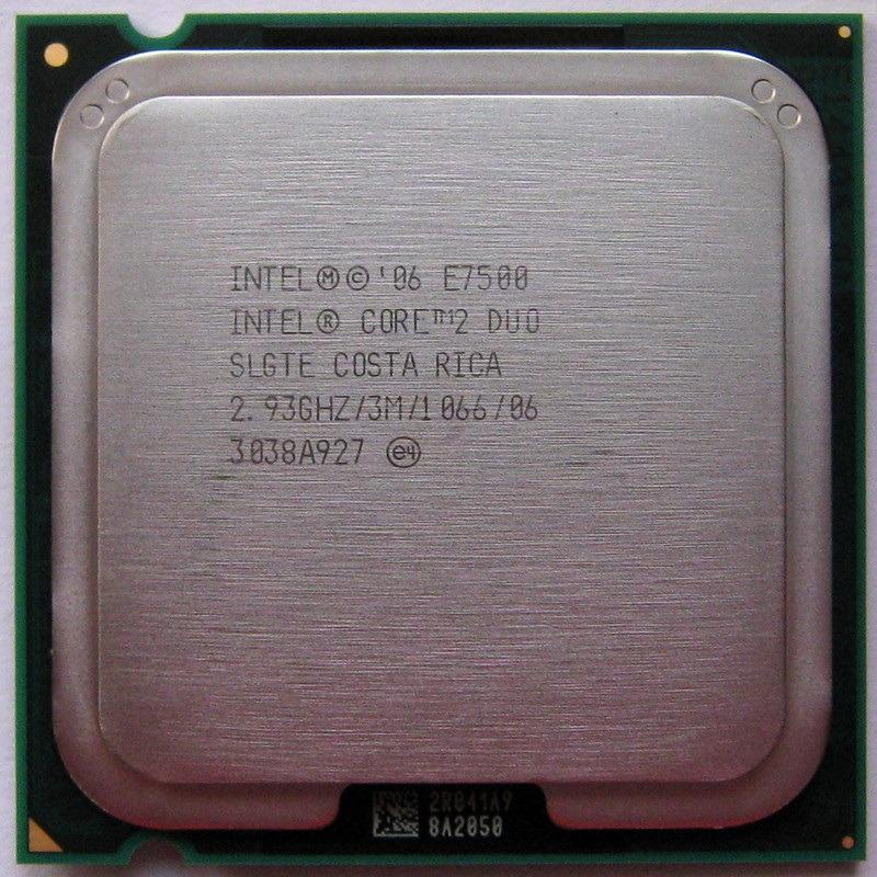 پردازنده intel E7500