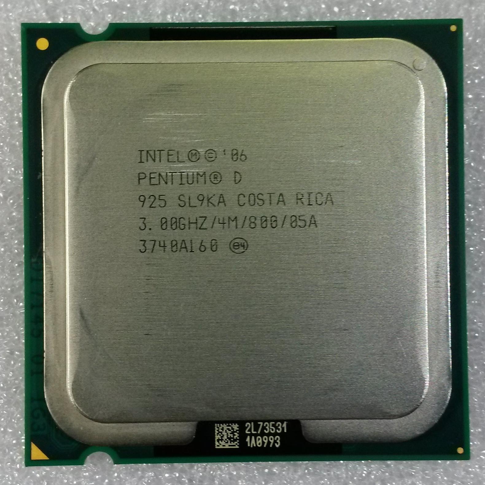 پردازنده intel Pentium D 3/00GHz 4MB