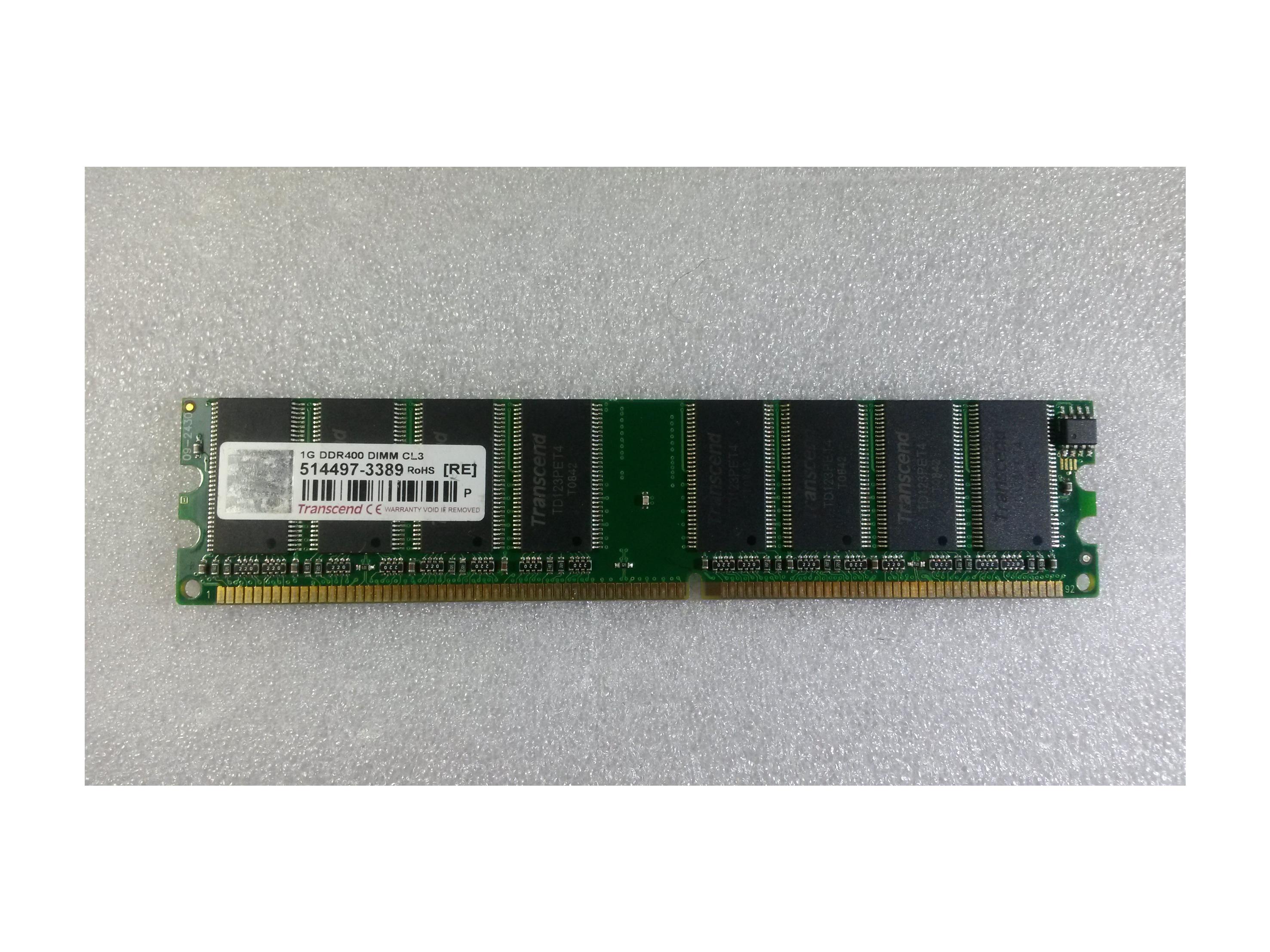 RAM DDR Transcent 1GB