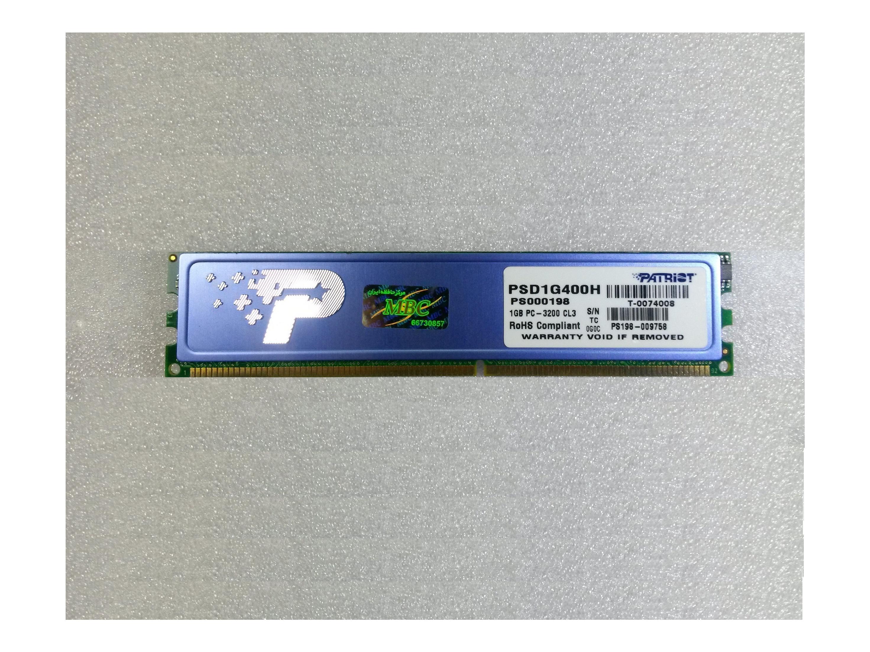 RAM DDR PATRIOT 1GB