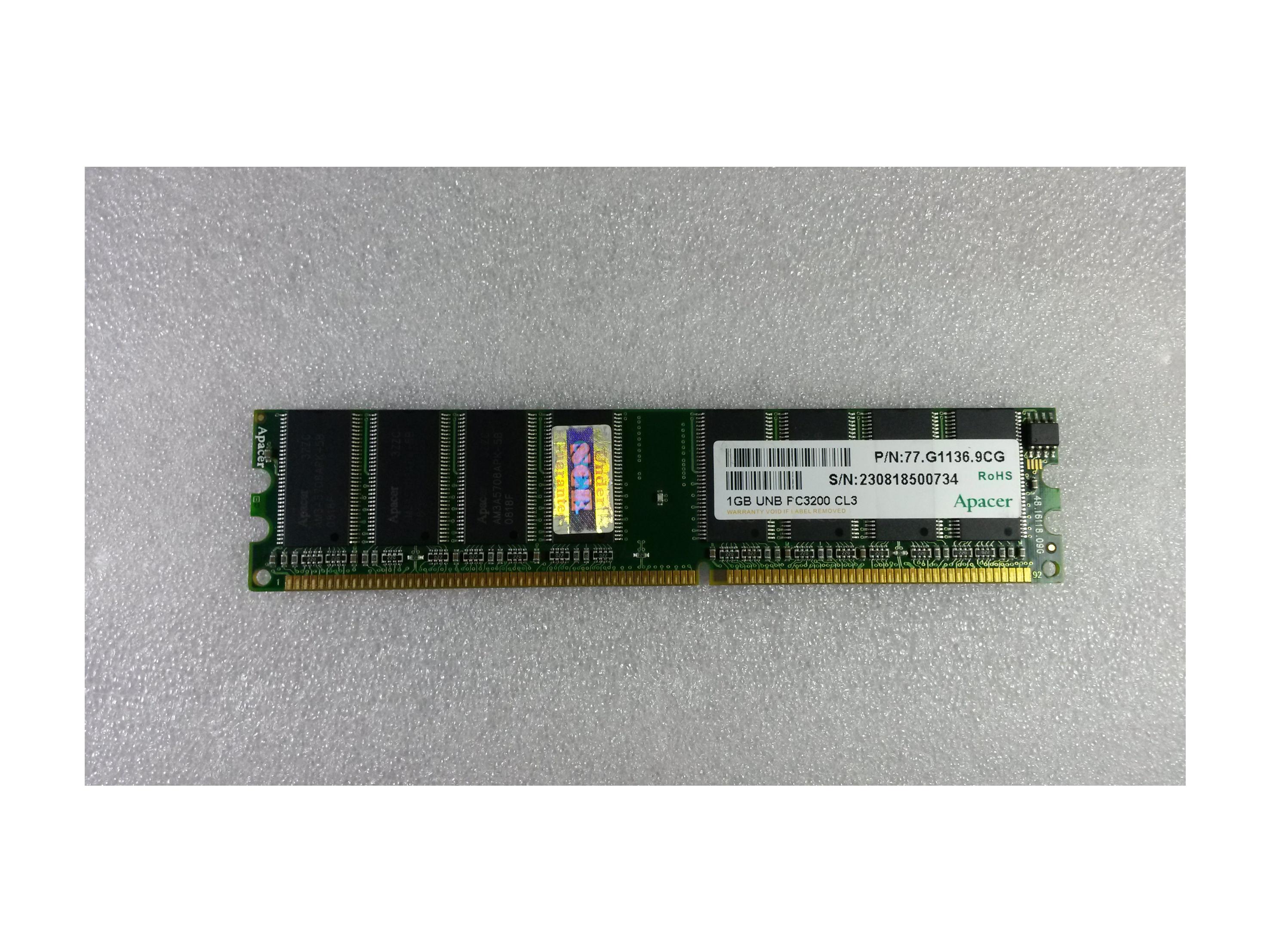 RAM DDR Apacer 1GB