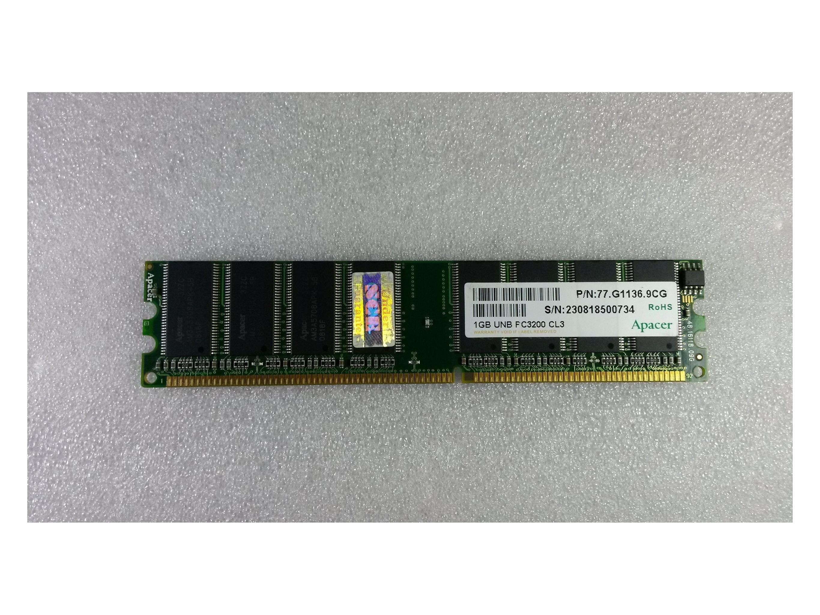 RAM DDR Apacer 1GB