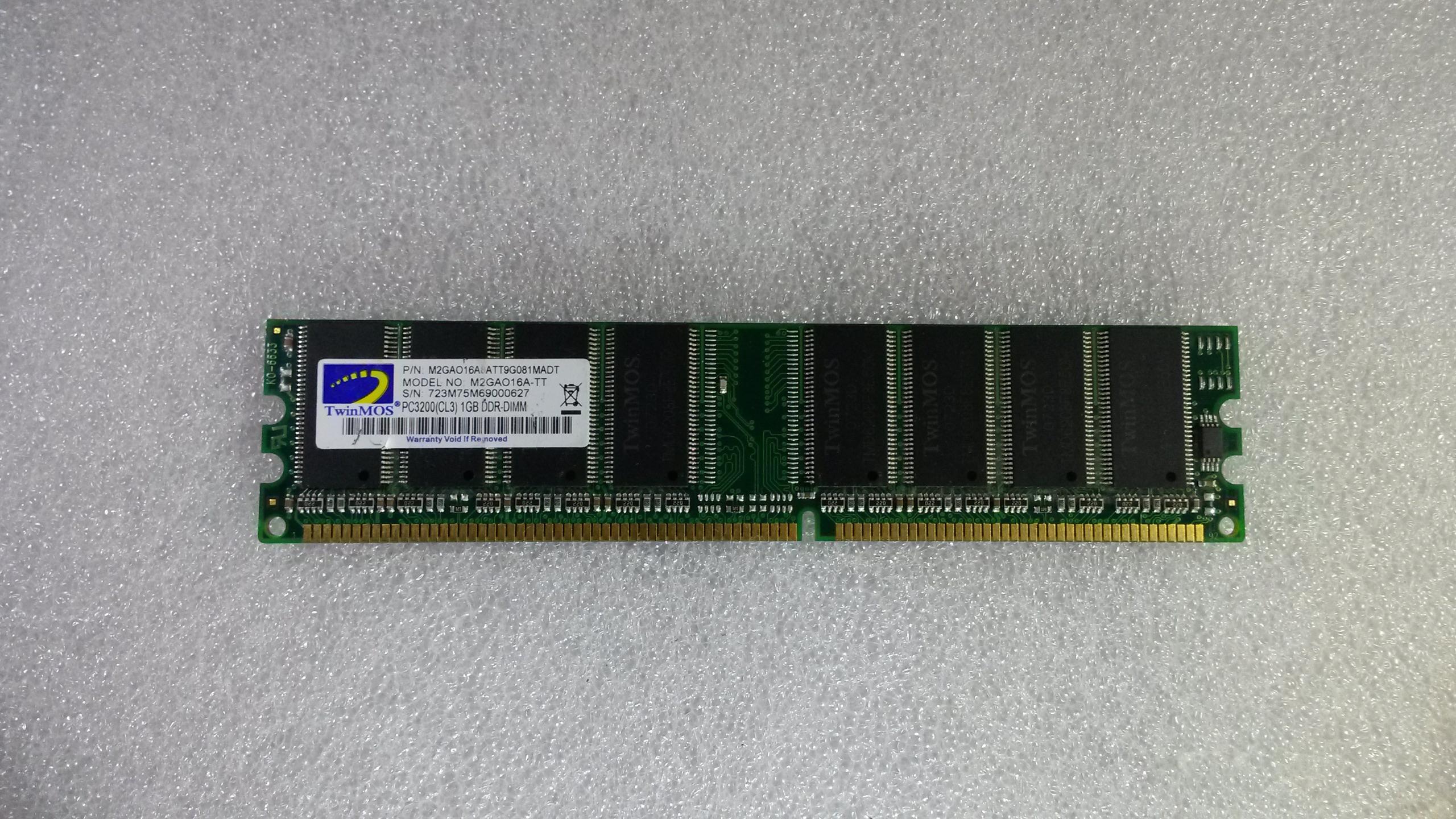 RAM DDR TwinMos 1GB