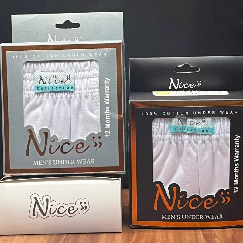 شورت پادار سفید Nice