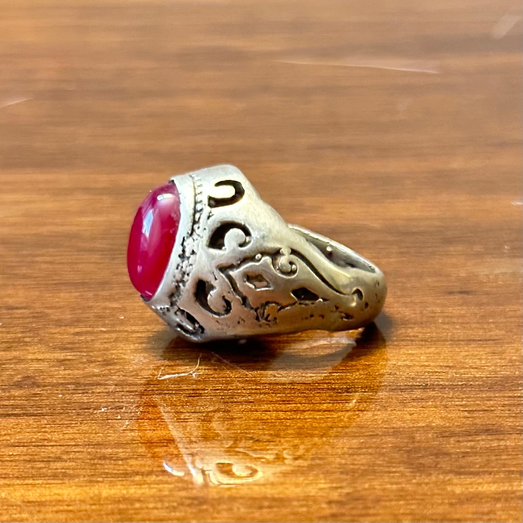 انگشتر نقره جواهری بسیار خاص و زیبا