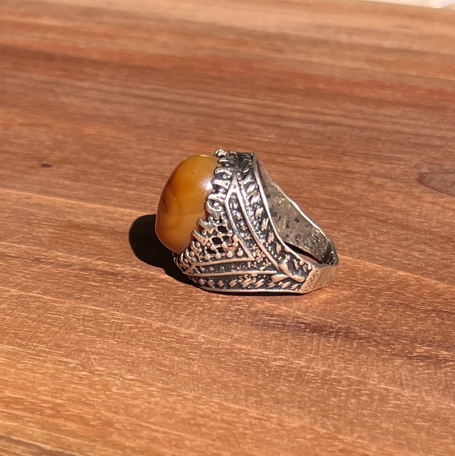 انگشتر نقره قدیمی عیانی کد 2