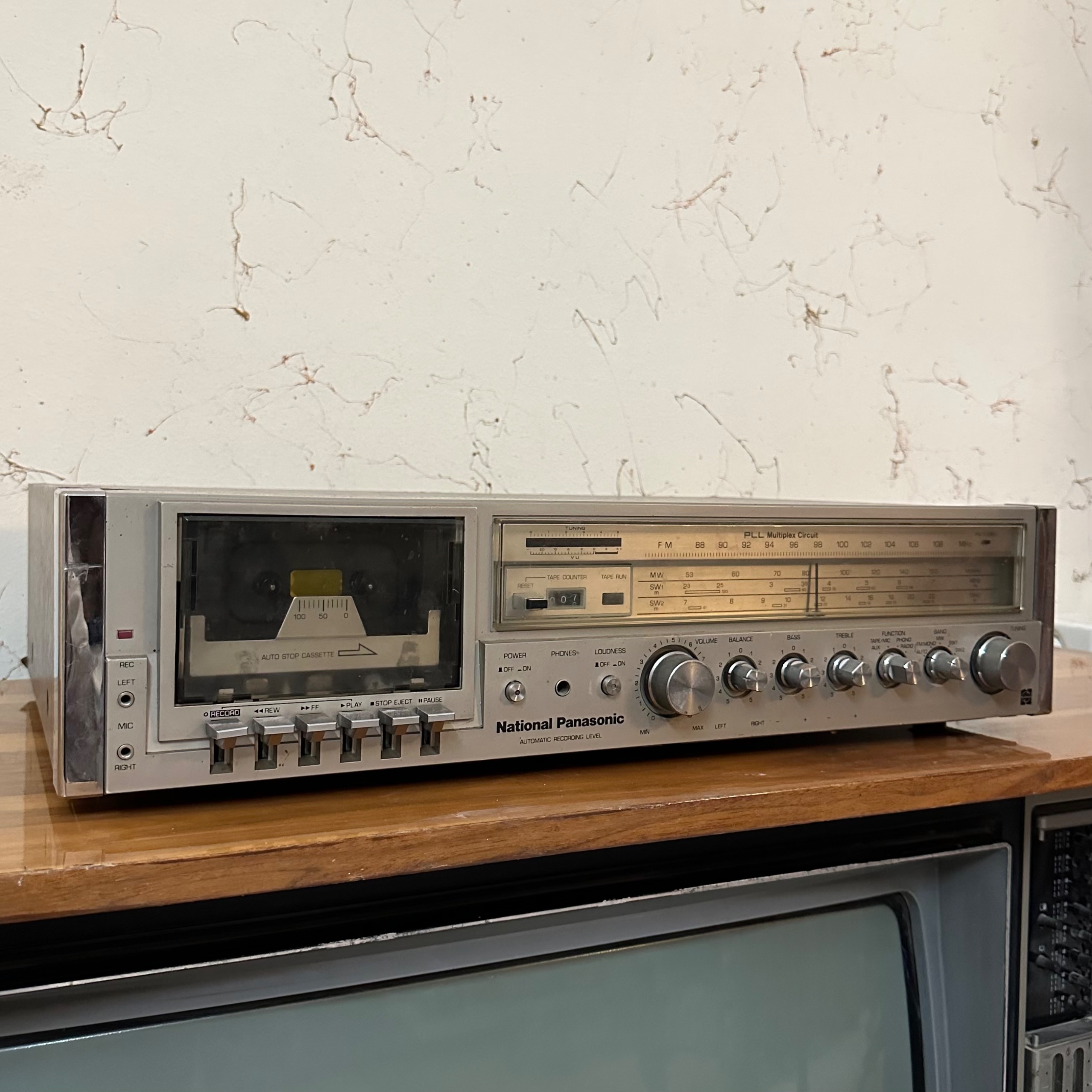 استریو رادیو ناسیونال پاناسونیک با باند فابریک