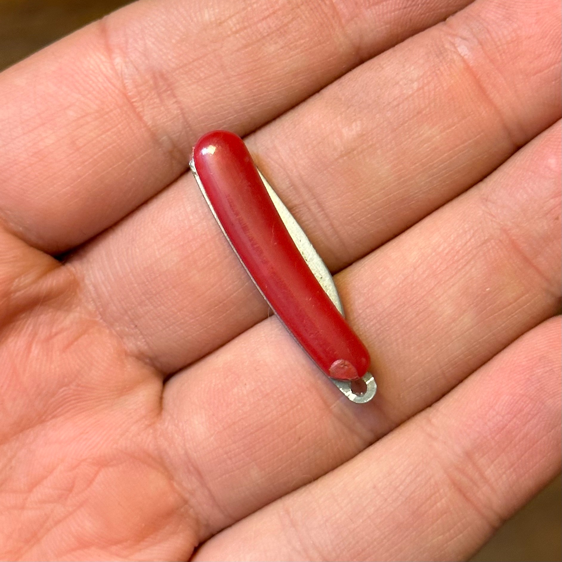 چاقو بند انگشتی دوره پهلوی بسیار زیبا وکلکسیونی