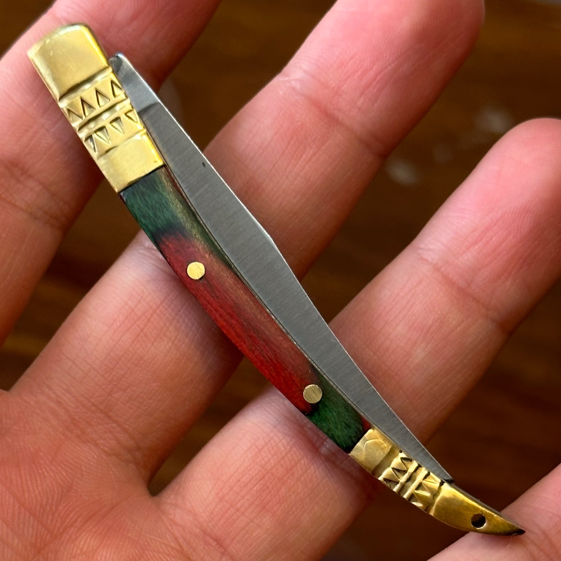 چاقو افریقایی باریک بسیار زیبا وکلکسیونی